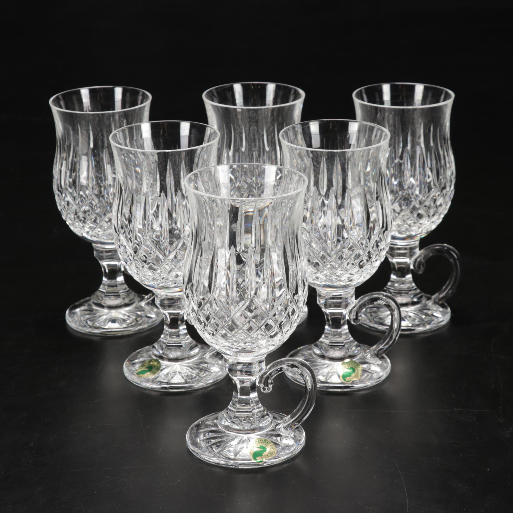 Waterford Crystal "Bally Bay" Irish Coffee Mugs, 2004-2008