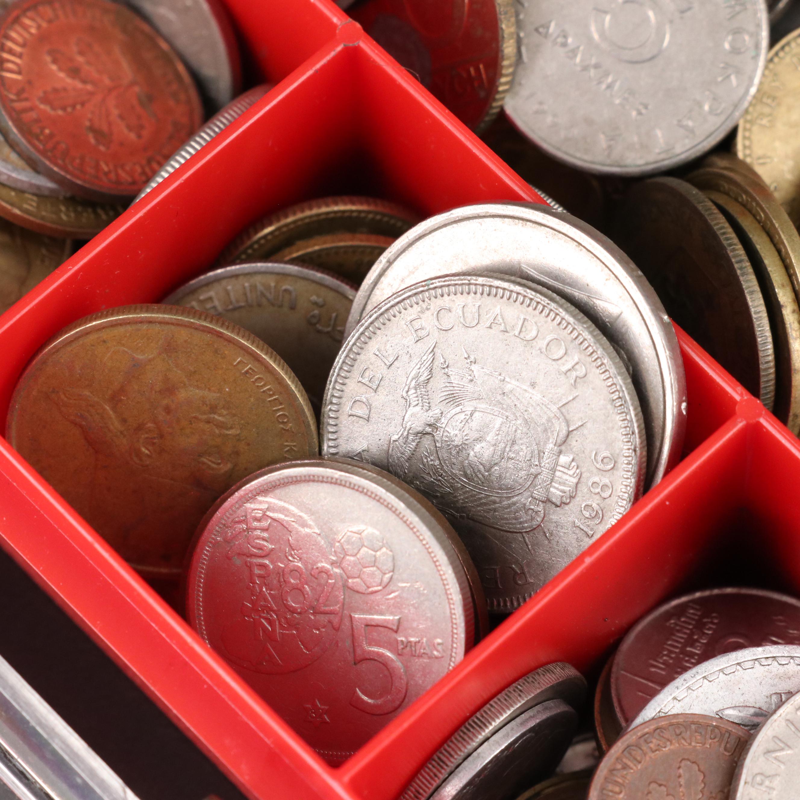 Collection of 320 Modern World Coins