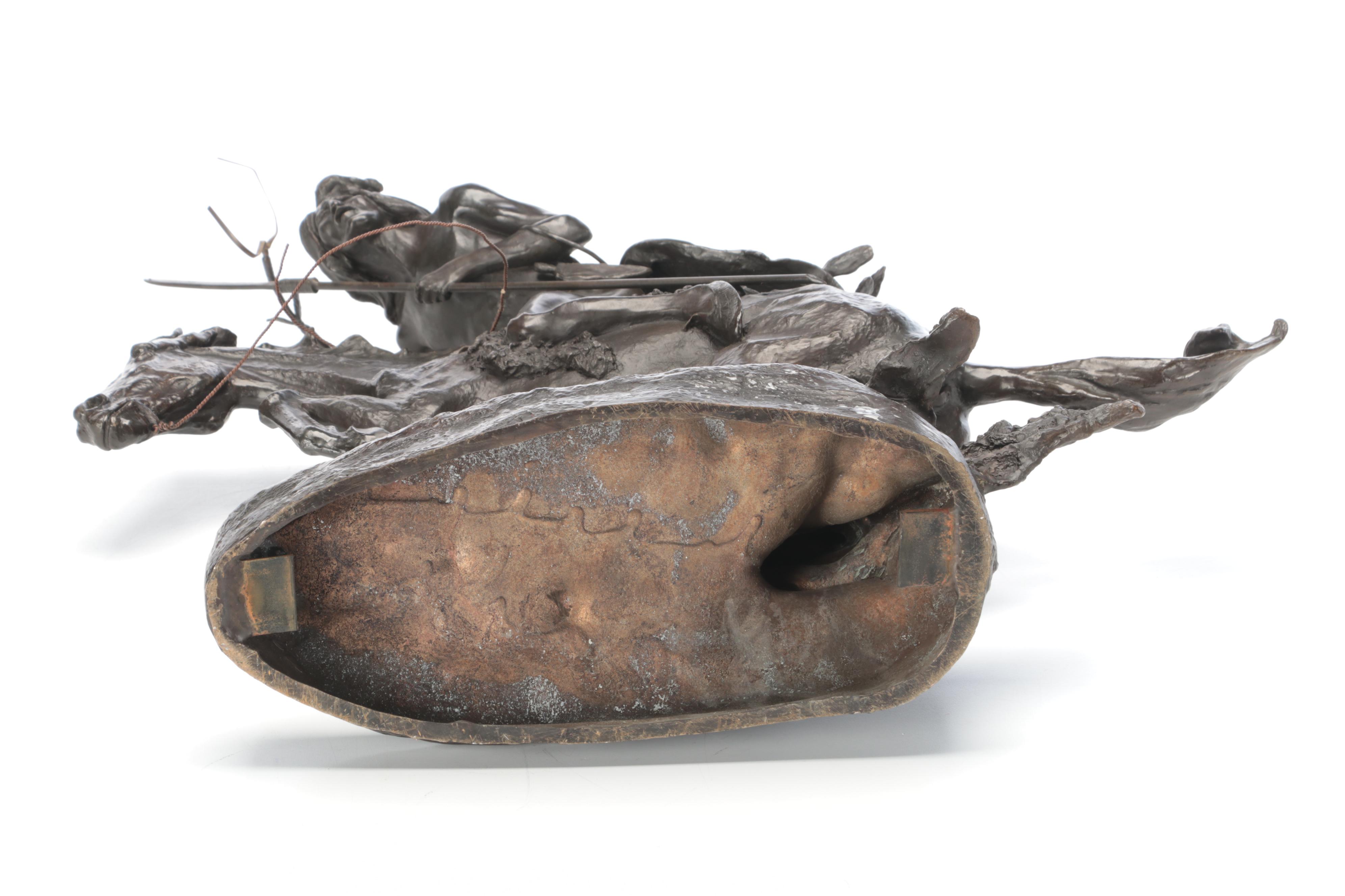 Bronze Sculpture "The Cheyenne" after Frederic Remington