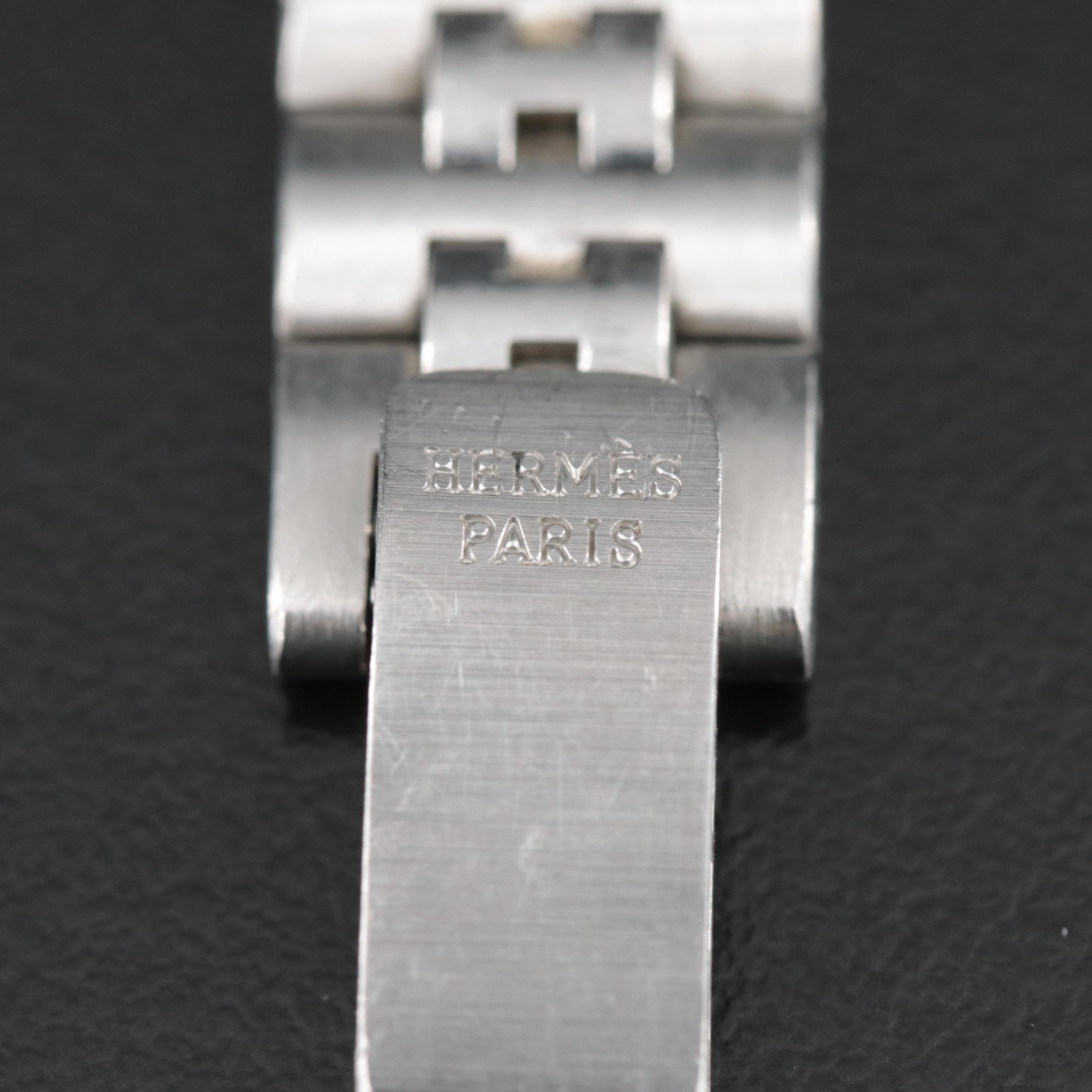 Hermès Clipper Water Resistant Swiss Made Quartz Watch With Box