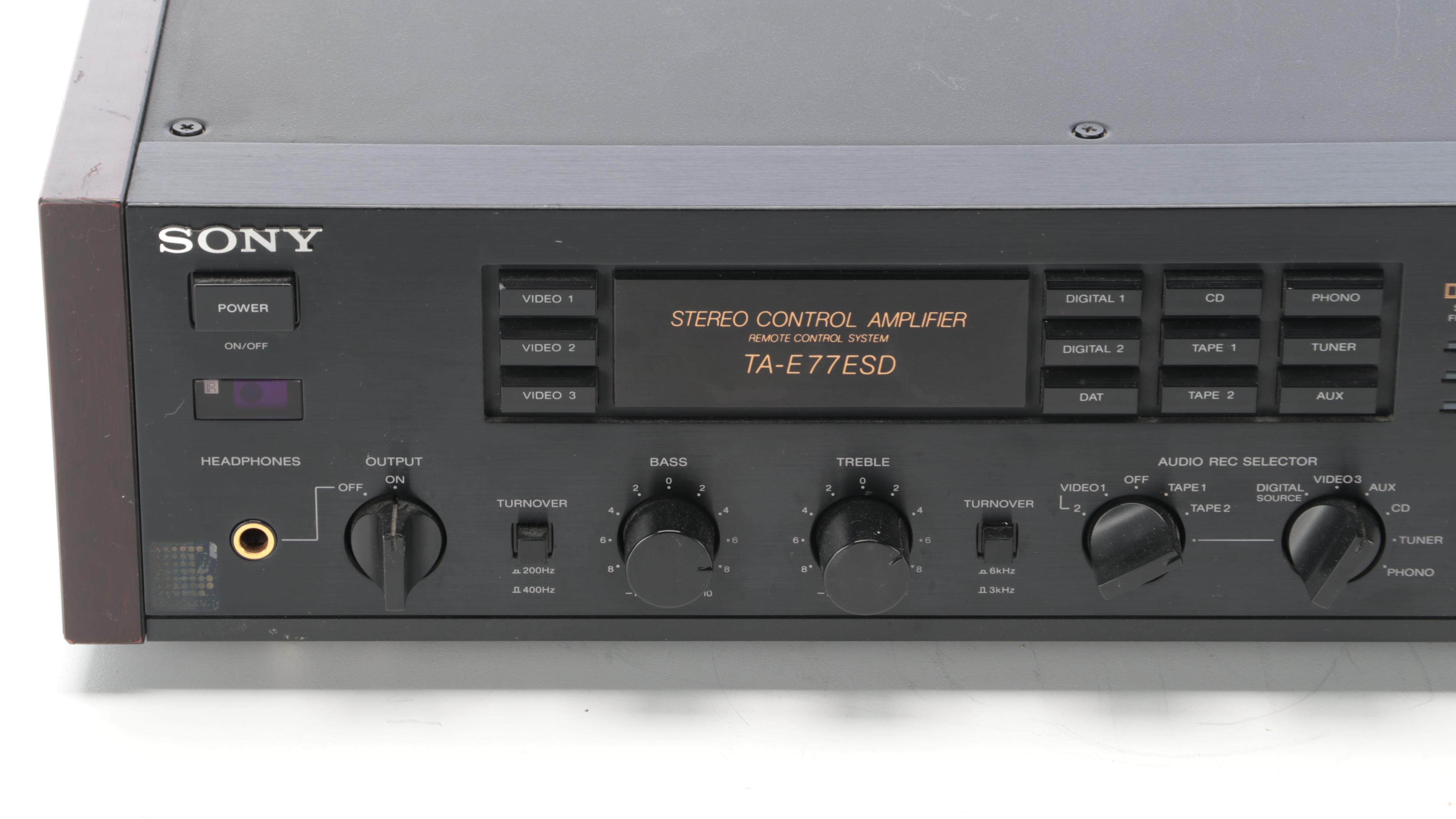 Sony TA-E77ESD Stereo Control Amplifier