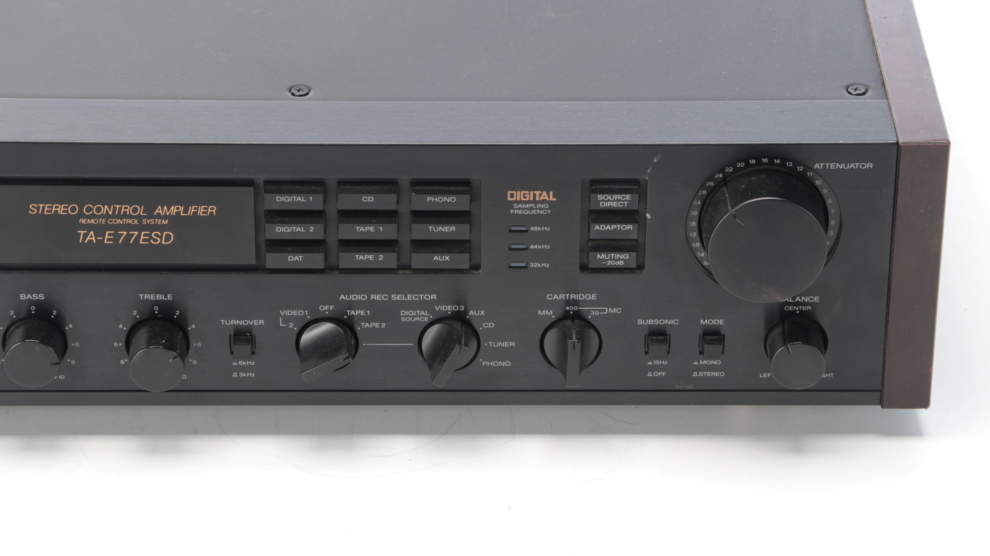 Sony TA-E77ESD Stereo Control Amplifier