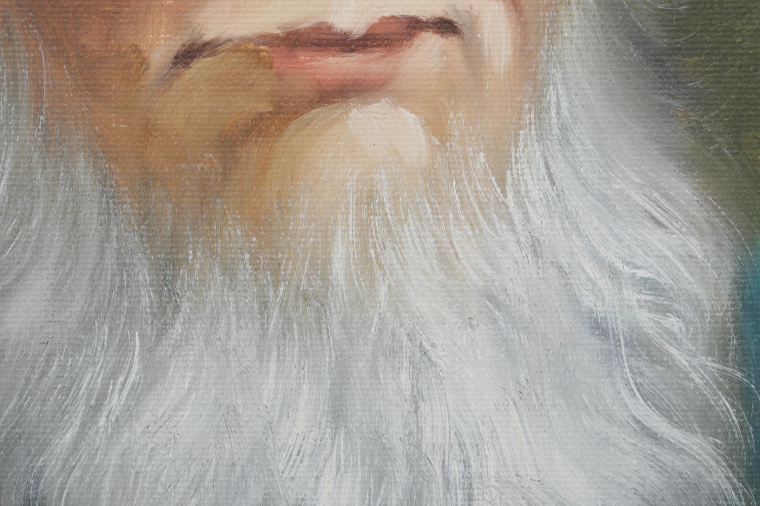 Portrait Oil Painting After Charles Van Meer