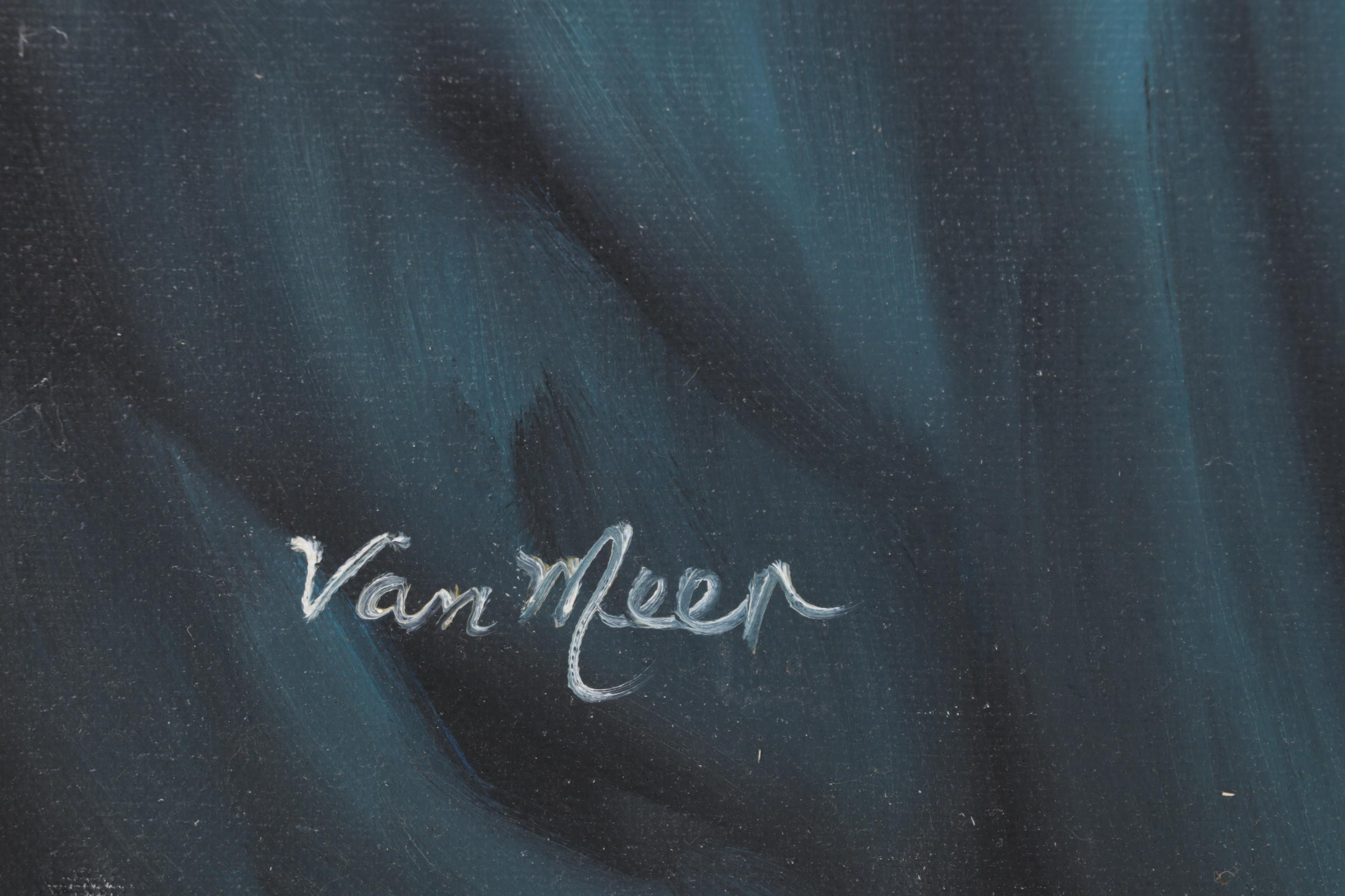 Portrait Oil Painting After Charles Van Meer