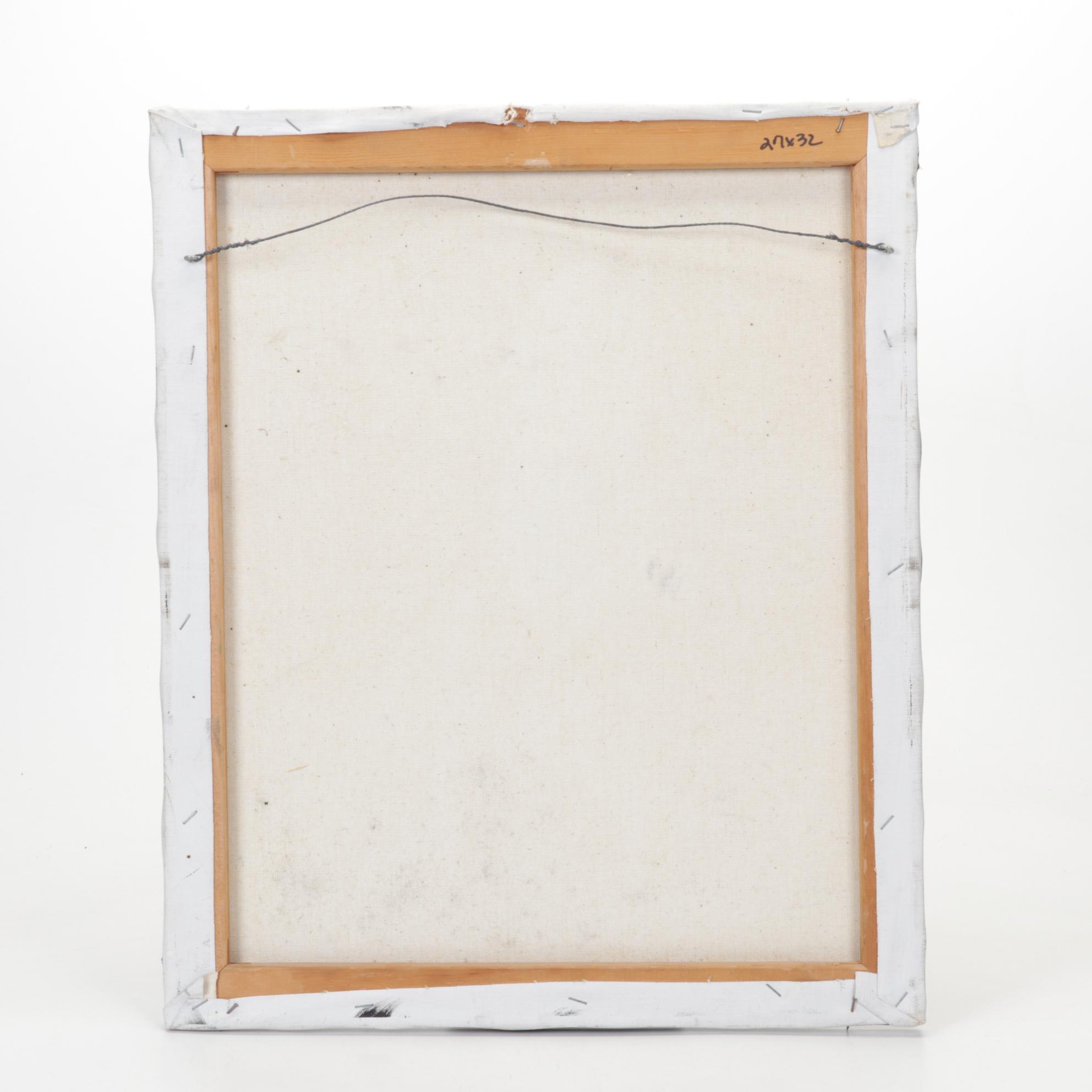 Portrait Oil Painting After Charles Van Meer