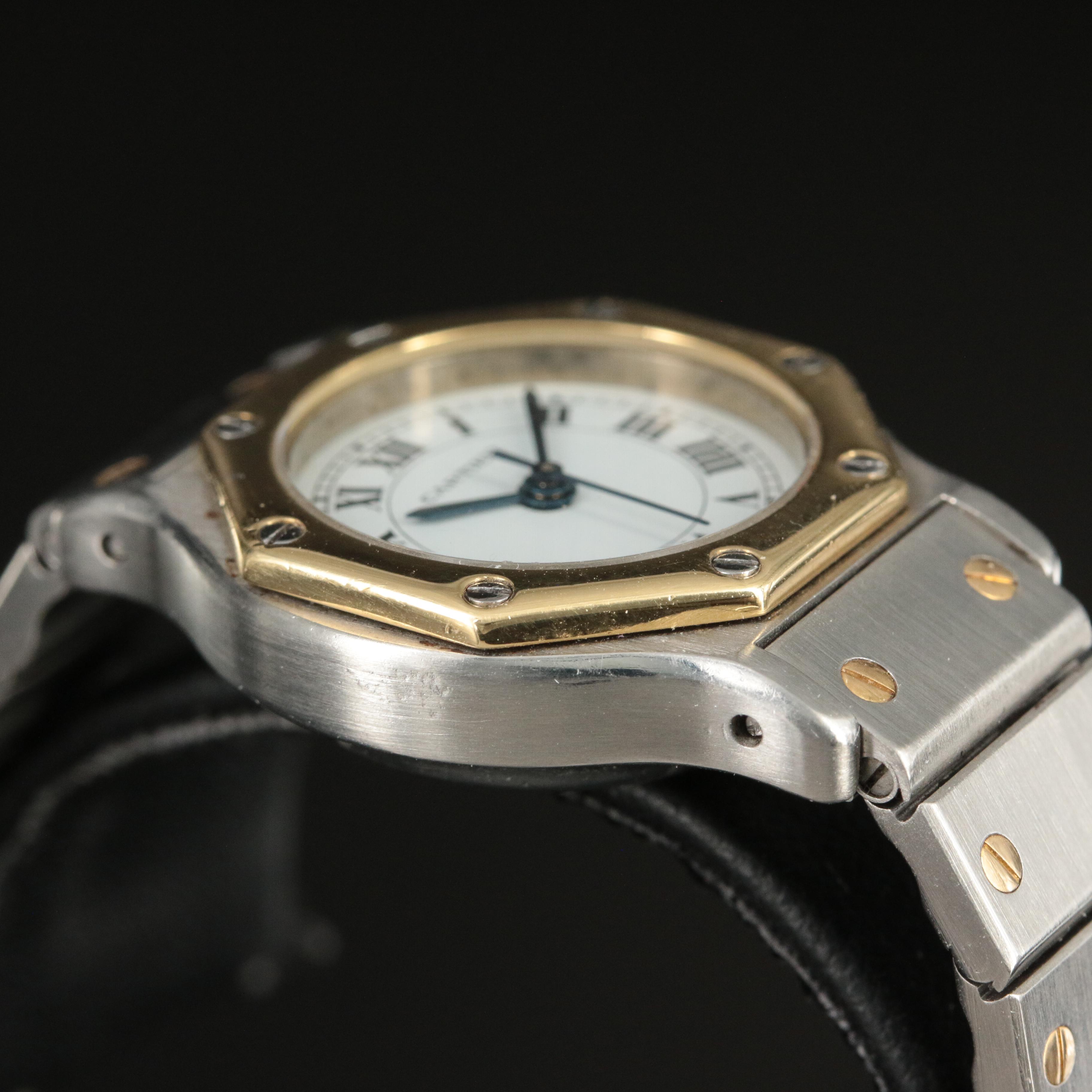 Cartier Santos de Cartier Small 18K and Stainless Steel Automatic Watch