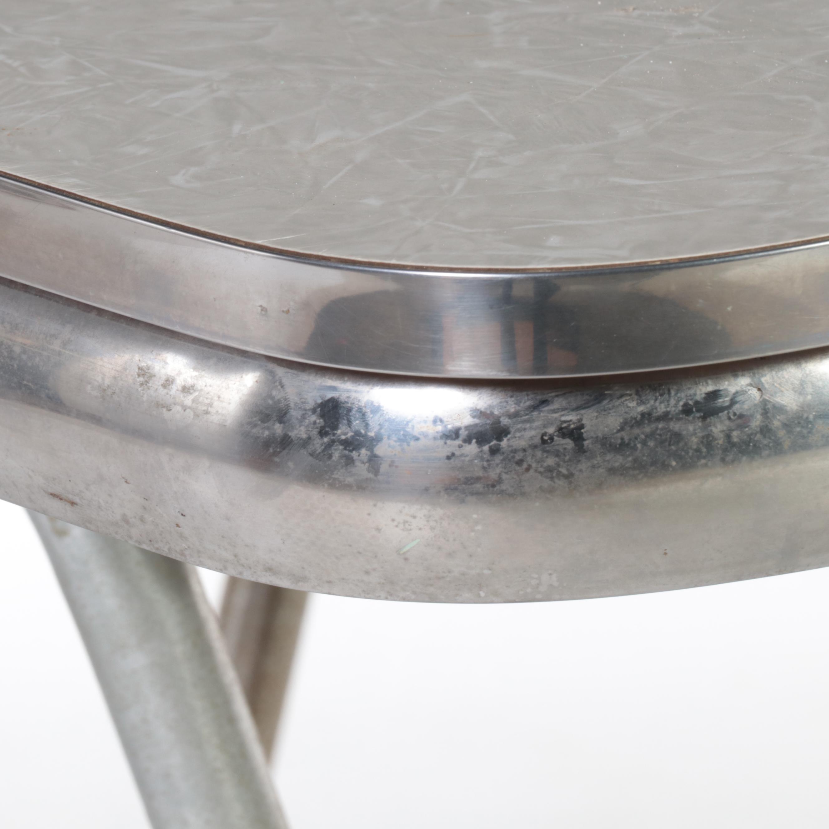 Chrome and Laminate Dining Table, 1950s