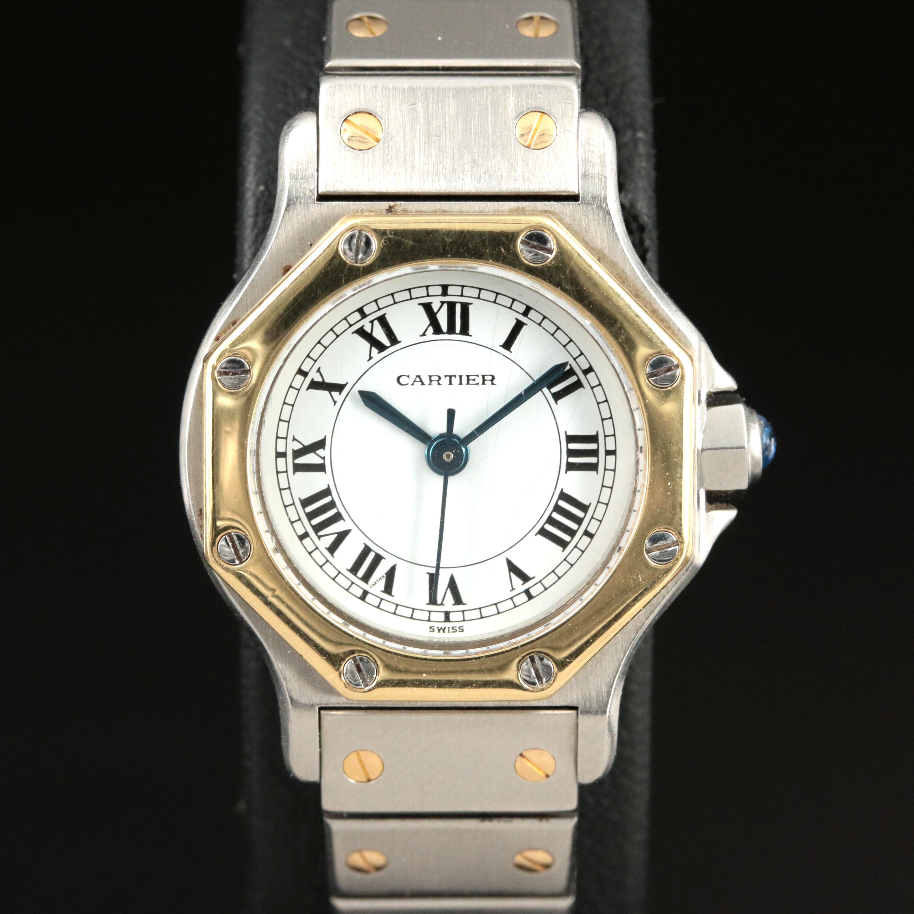Cartier Santos de Cartier Small 18K and Stainless Steel Automatic Watch