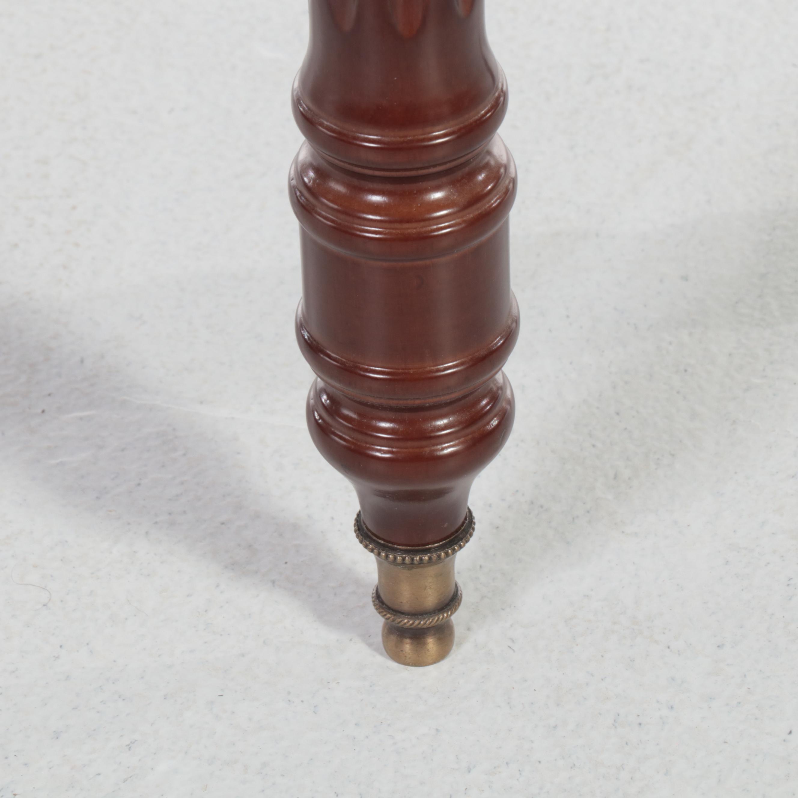 The Bombay Company Louis XVI Style Mahogany-Stained Console Table