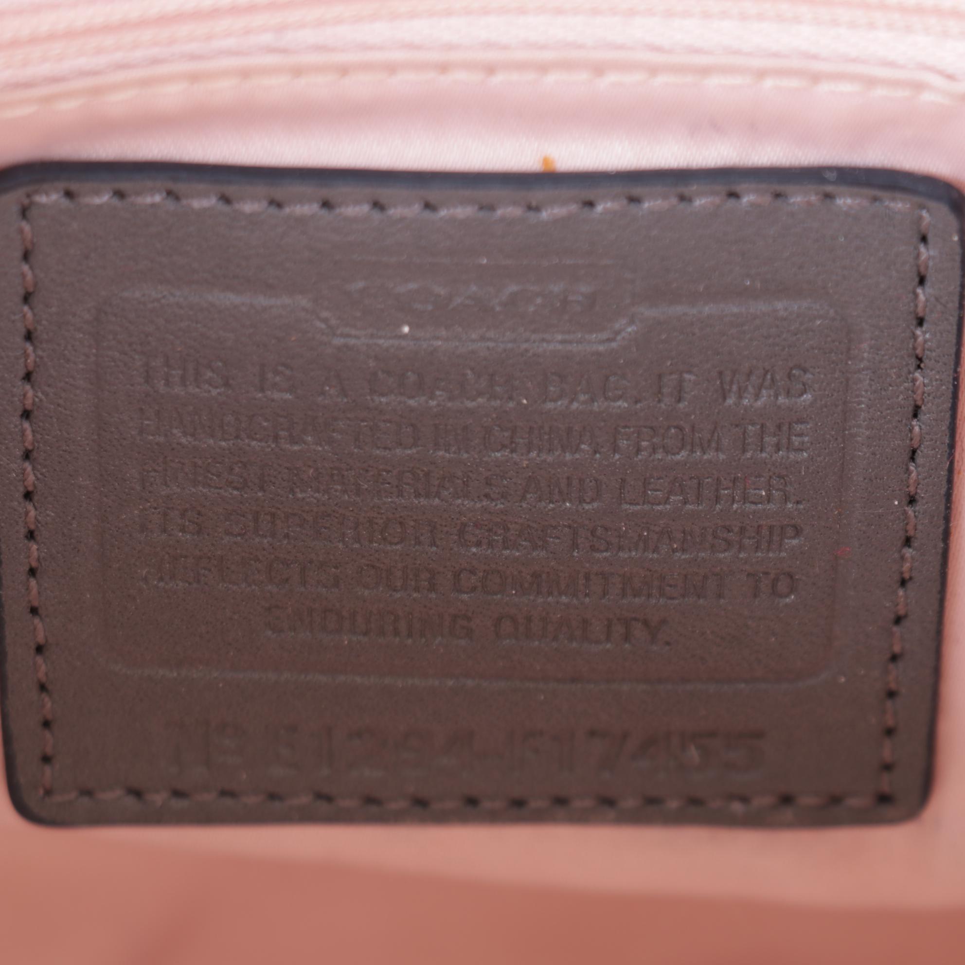 Coach Gray and Brown Leather Shoulder Bags