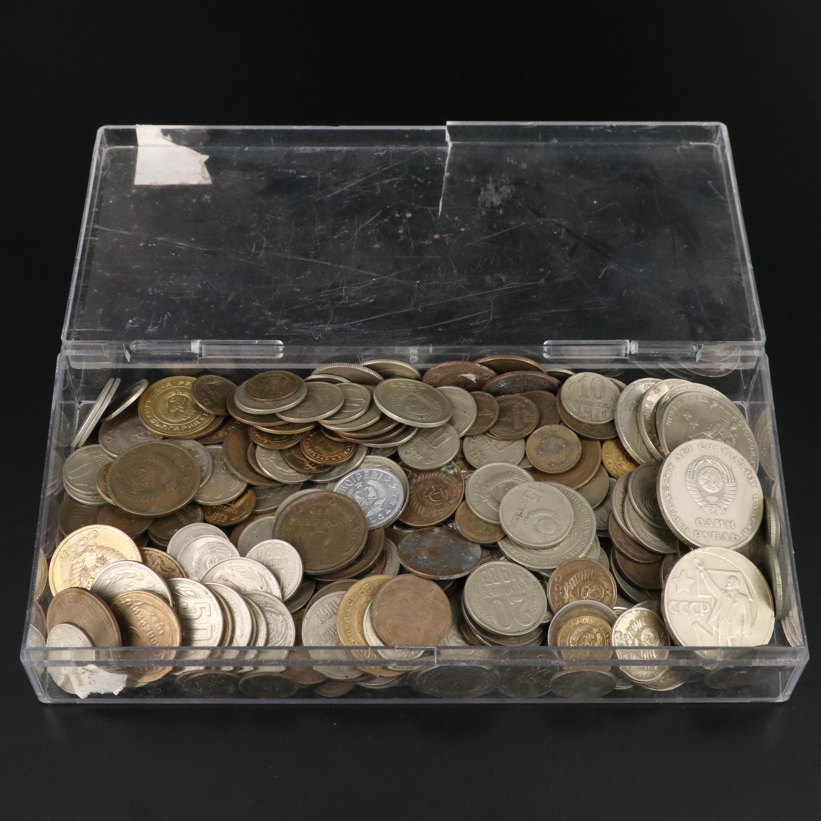 Collection of 340 Modern Russian Coins