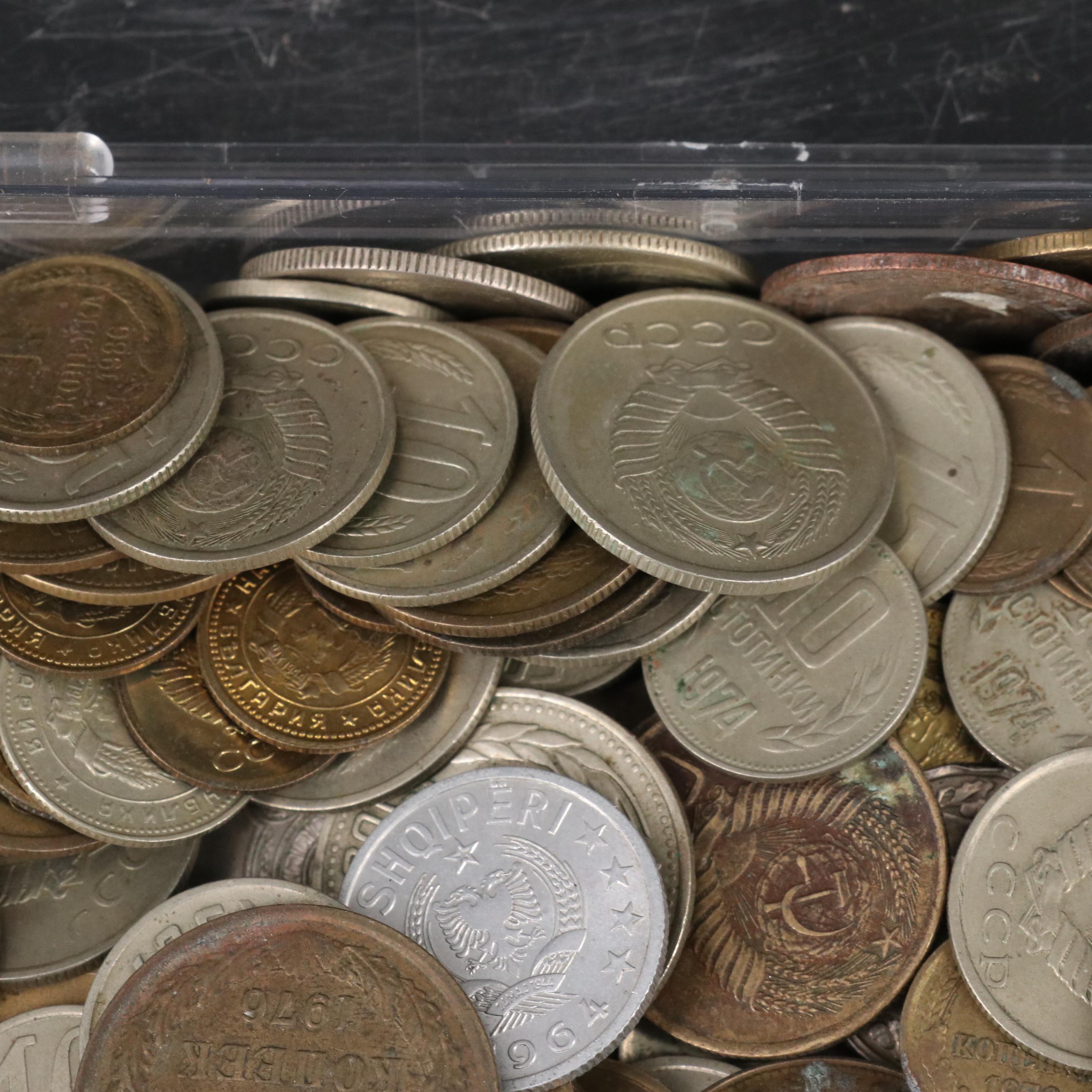 Collection of 340 Modern Russian Coins