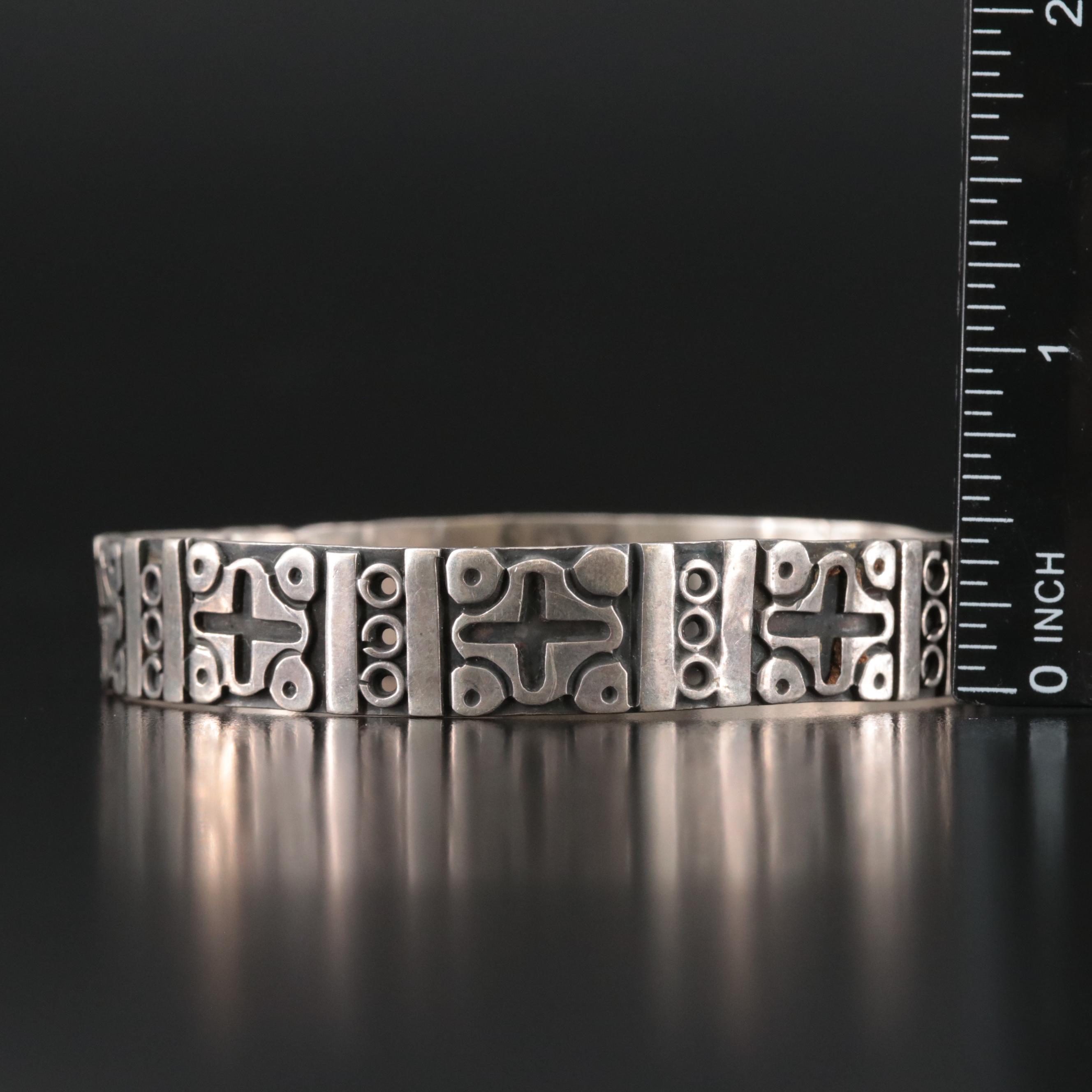 Sterling Bangles and Bracelets Including Mexican