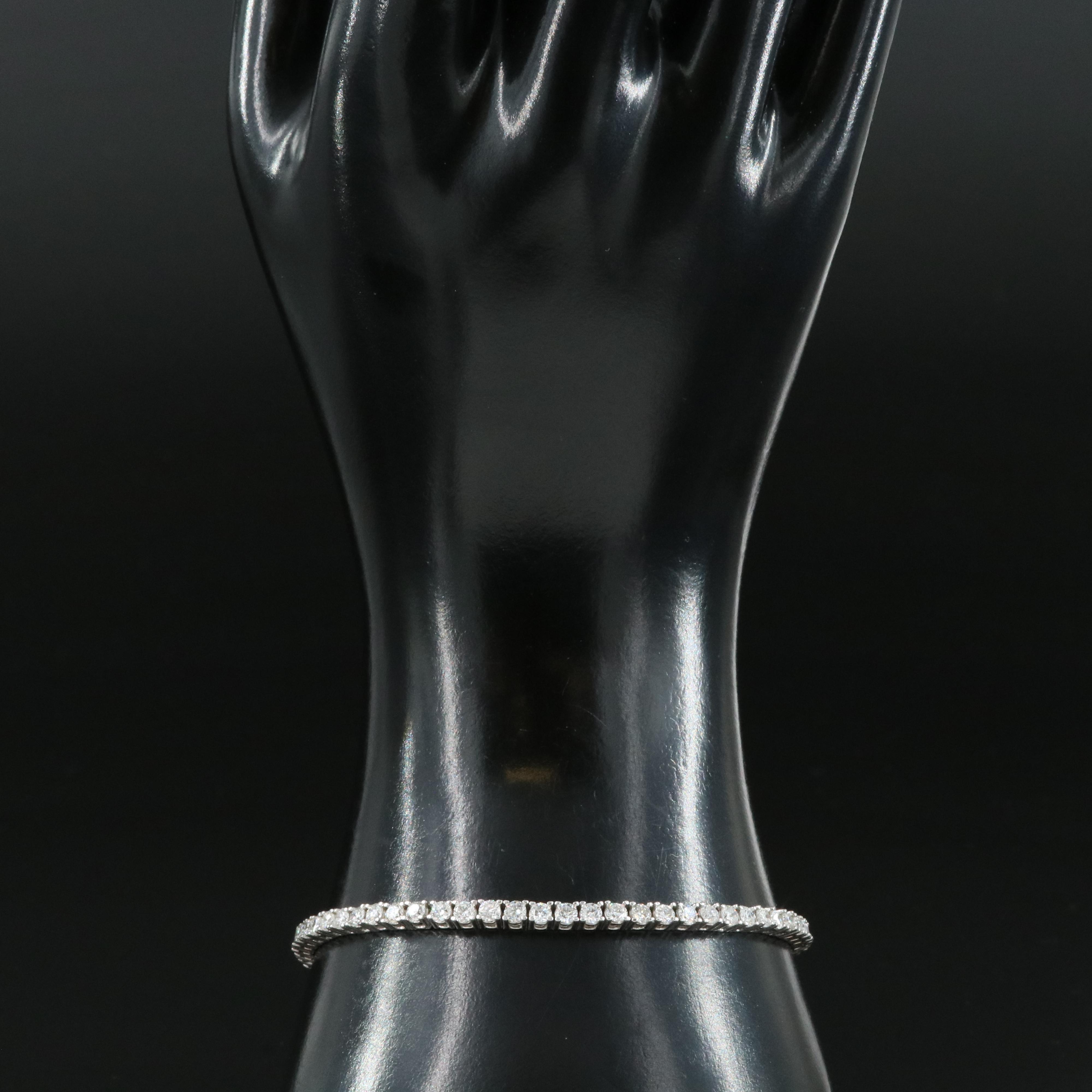 14K 3.90 CTW Diamond Tennis Bracelet