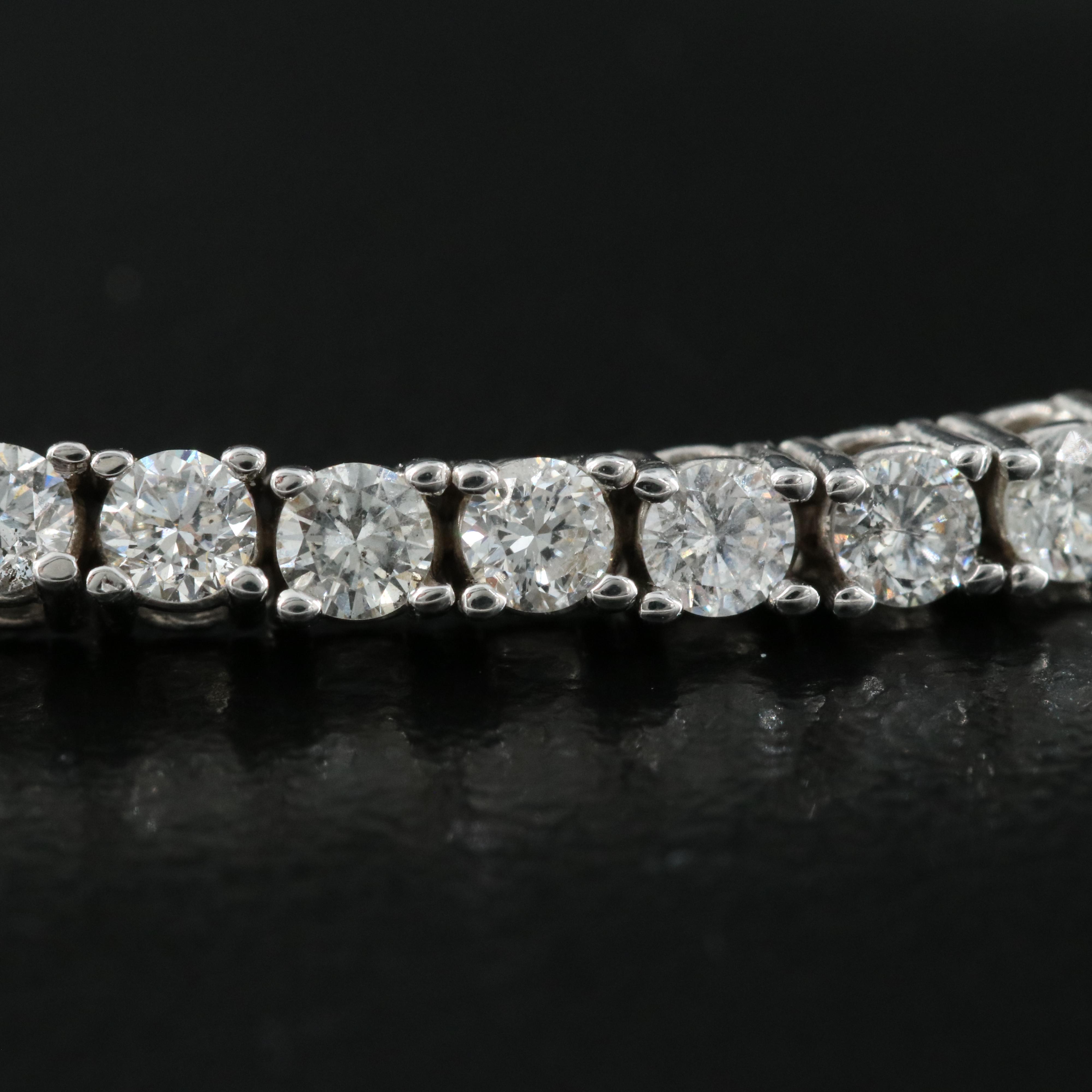 14K 3.90 CTW Diamond Tennis Bracelet