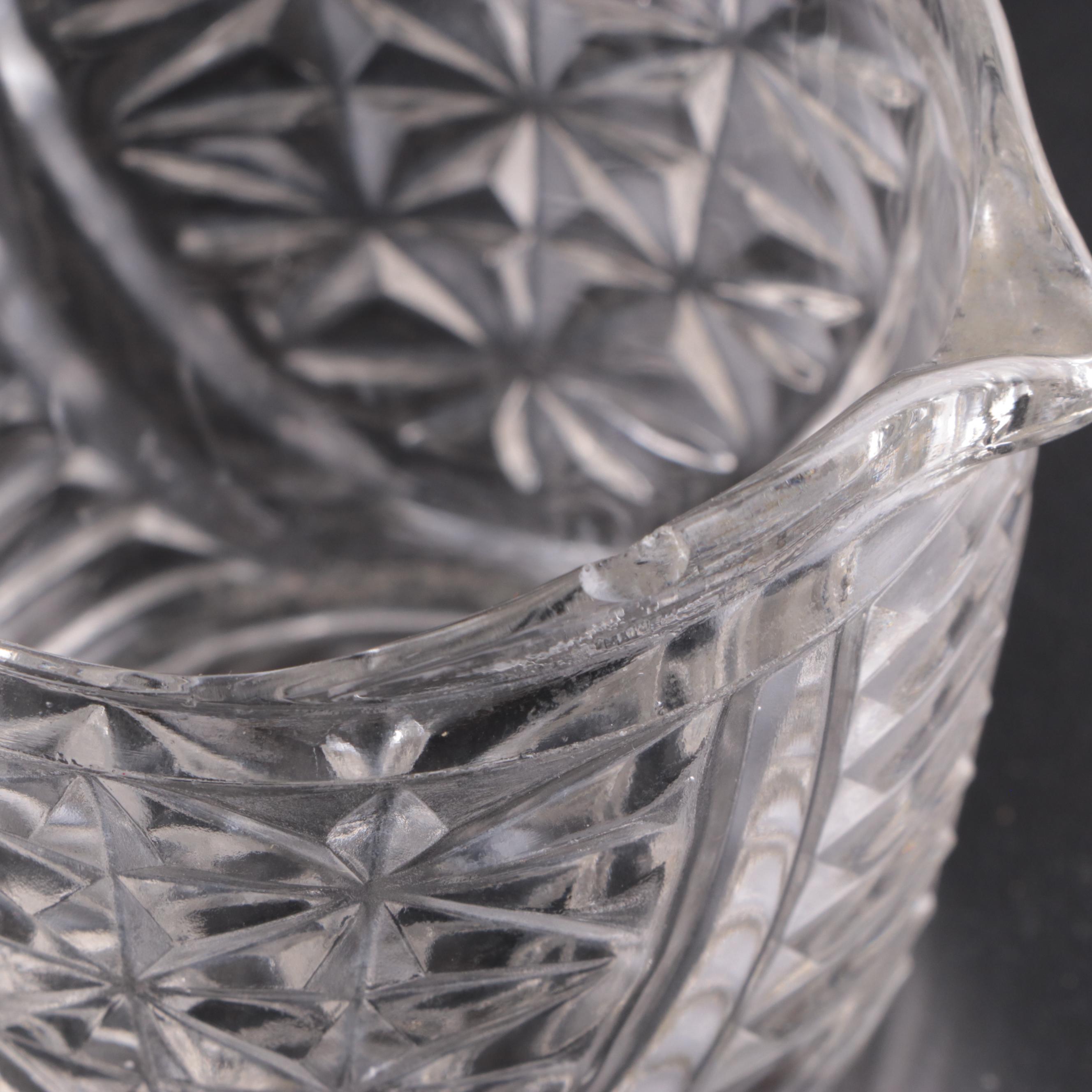 Westmoreland Sterling Silver Salt Spoon with Glass Table Accessories