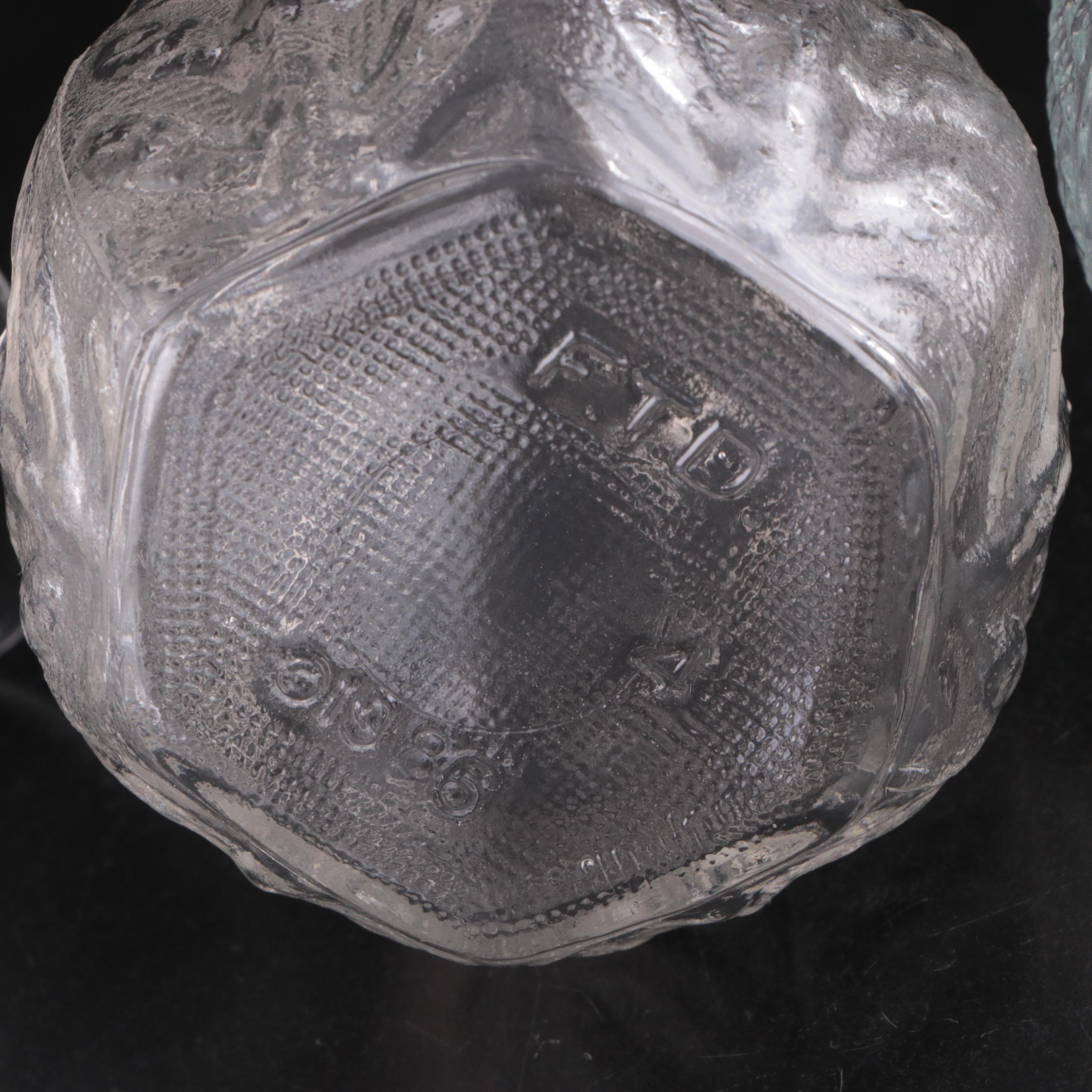 Westmoreland Sterling Silver Salt Spoon with Glass Table Accessories