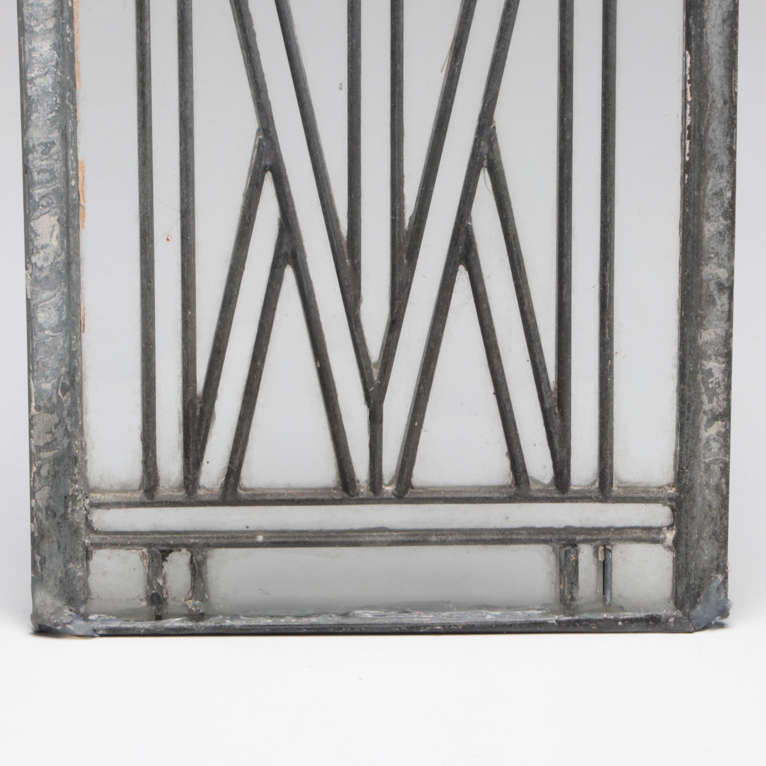 Gothic Style Leaded Glass Window Pane