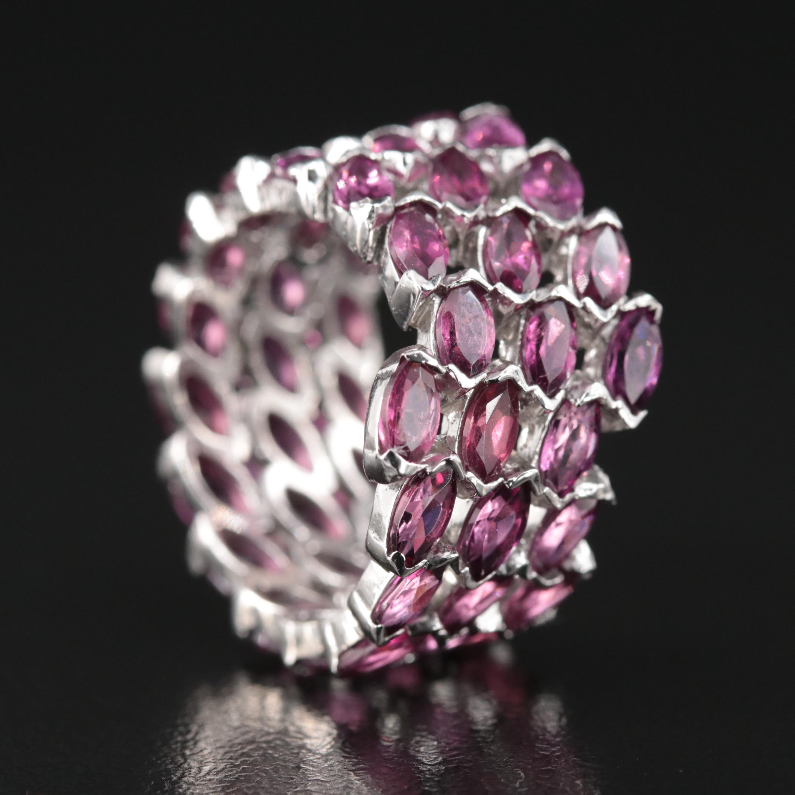 Sterling Garnet Ring