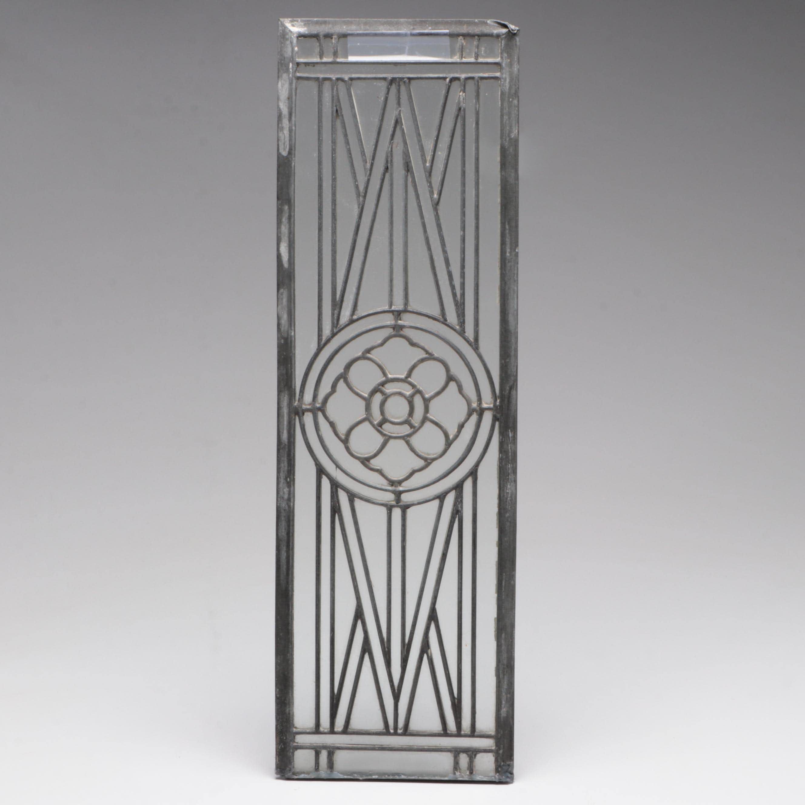 Gothic Style Leaded Glass Window Pane