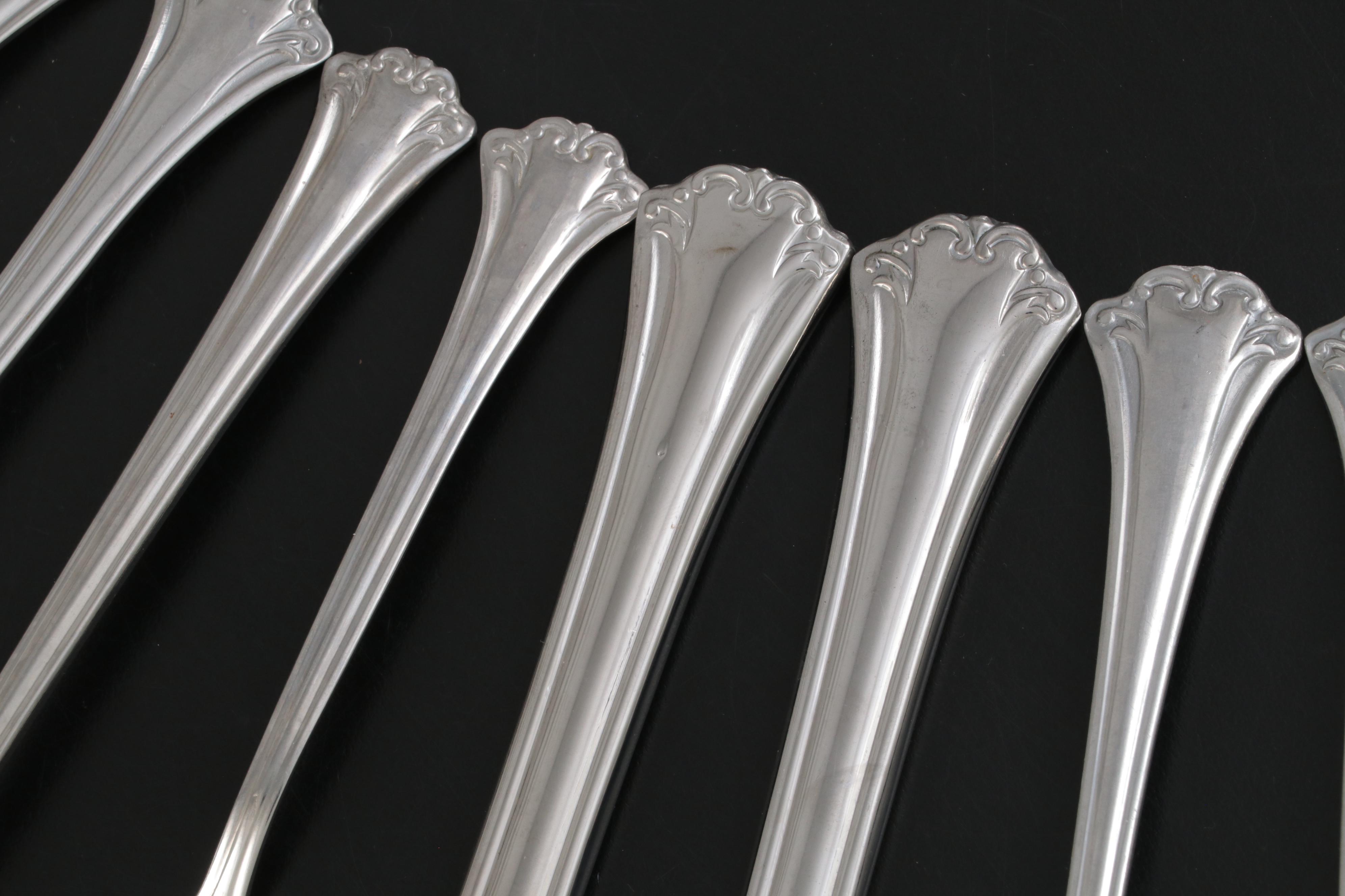 Reed & Barton Stainless Flatware Set with Chest