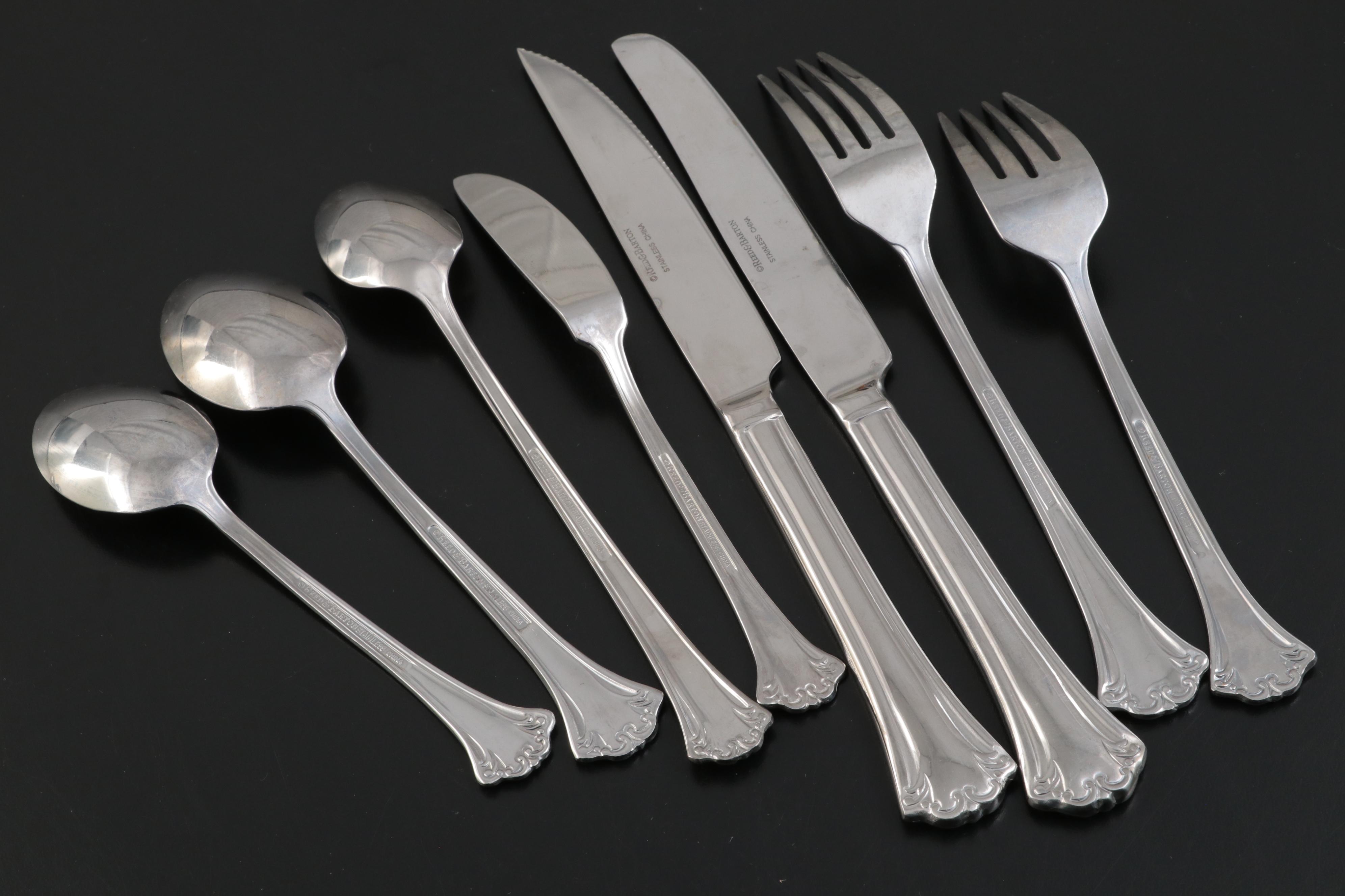 Reed & Barton Stainless Flatware Set with Chest