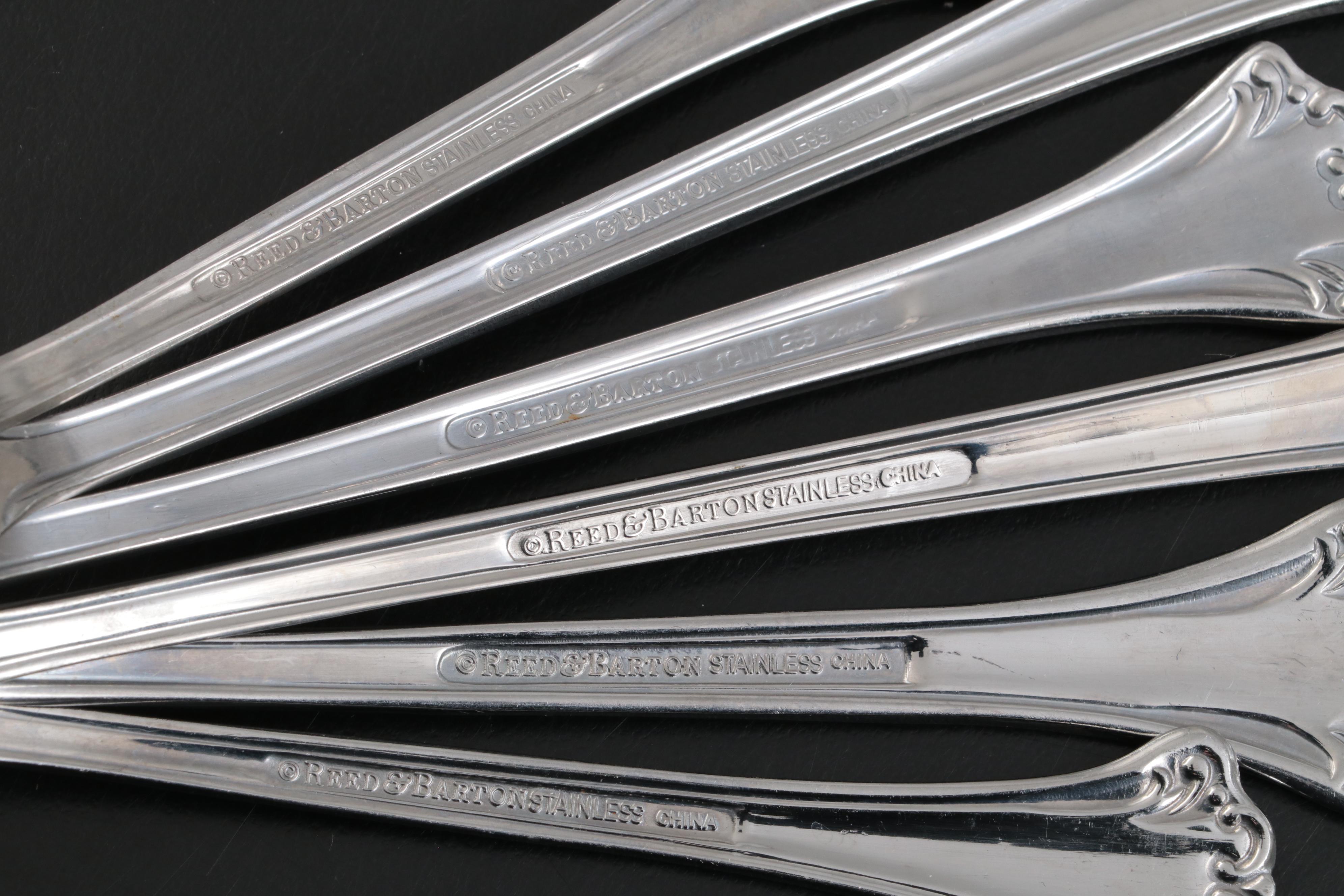 Reed & Barton Stainless Flatware Set with Chest