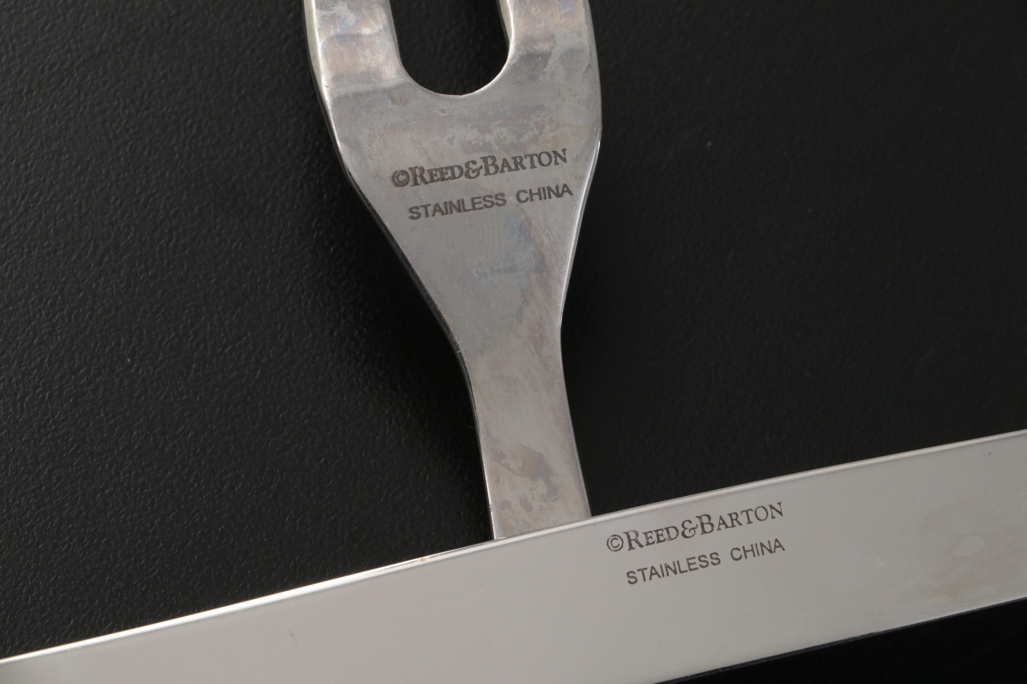 Reed & Barton Stainless Flatware Set with Chest