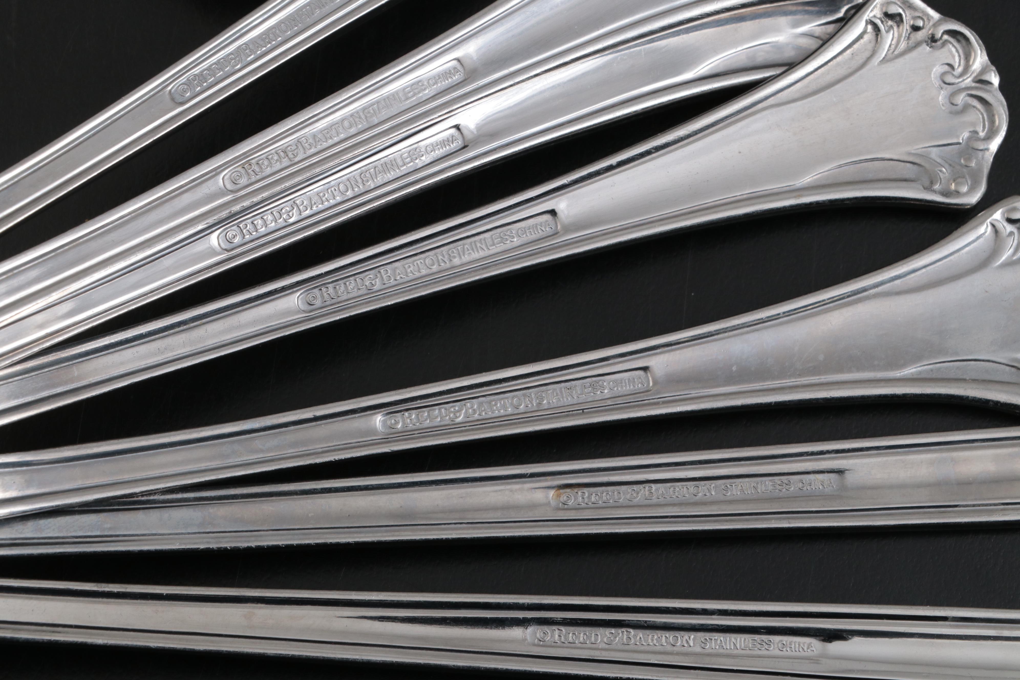 Reed & Barton Stainless Flatware Set with Chest