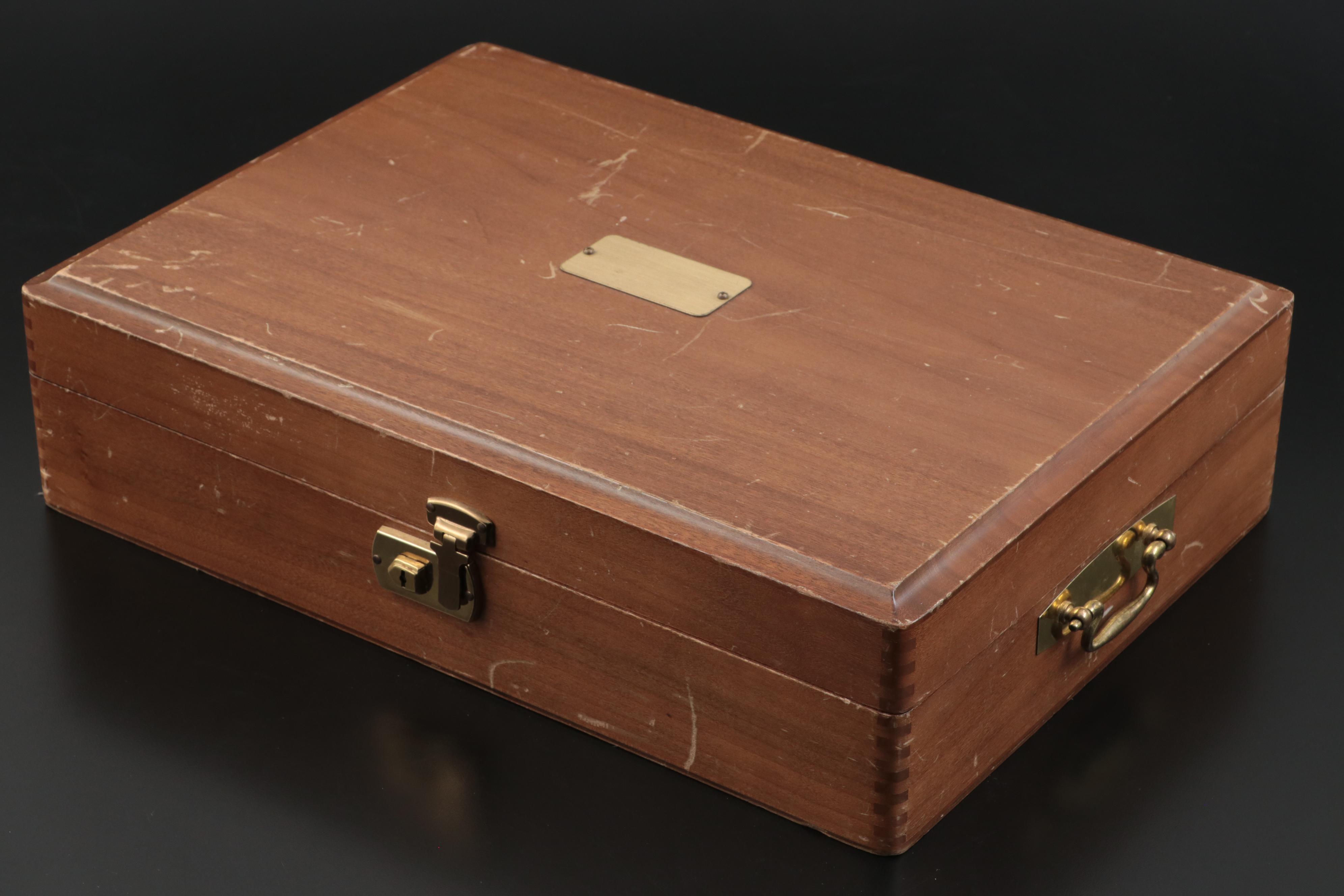 Reed & Barton Stainless Flatware Set with Chest