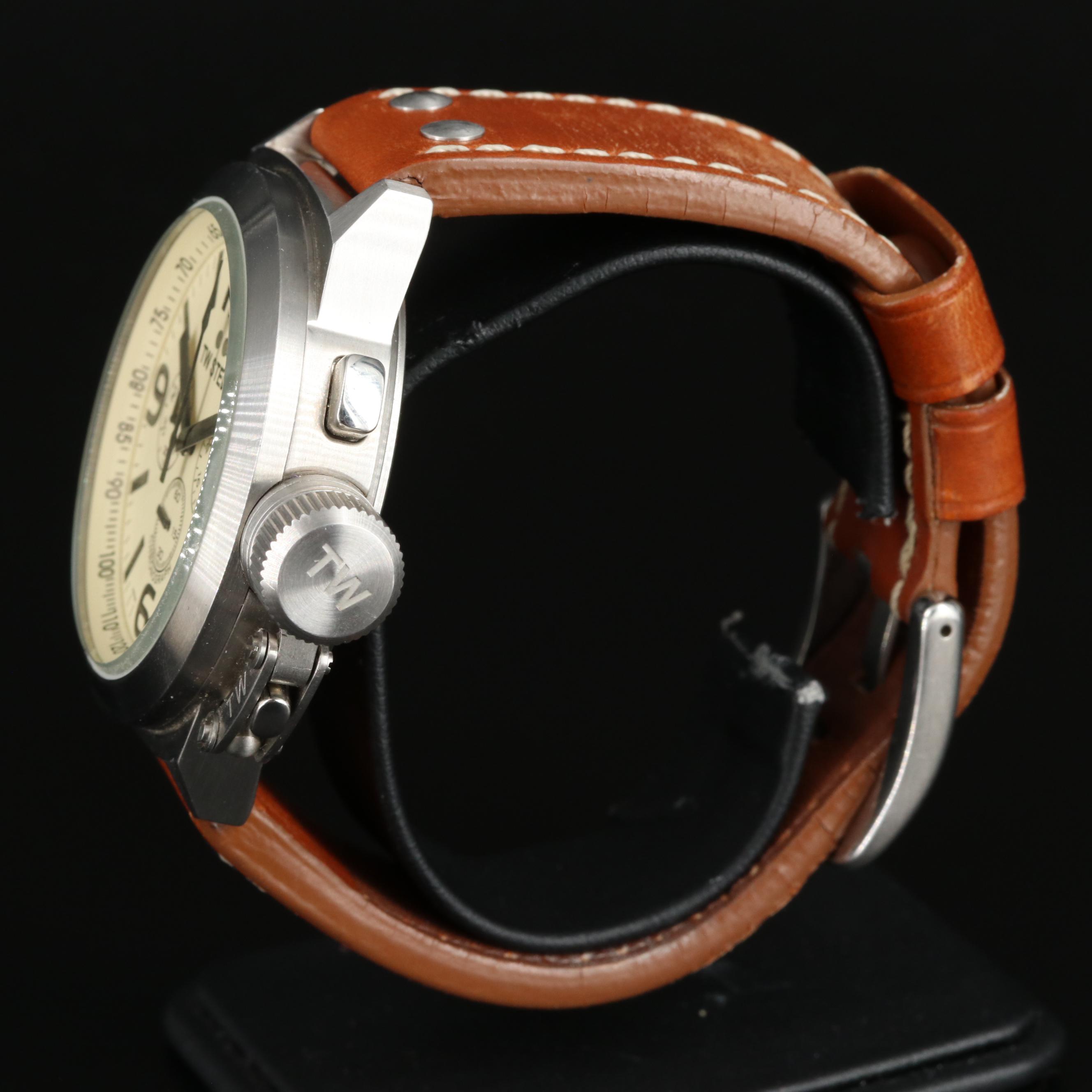 TW Steel Chronograph Date Stainless Steel Watch