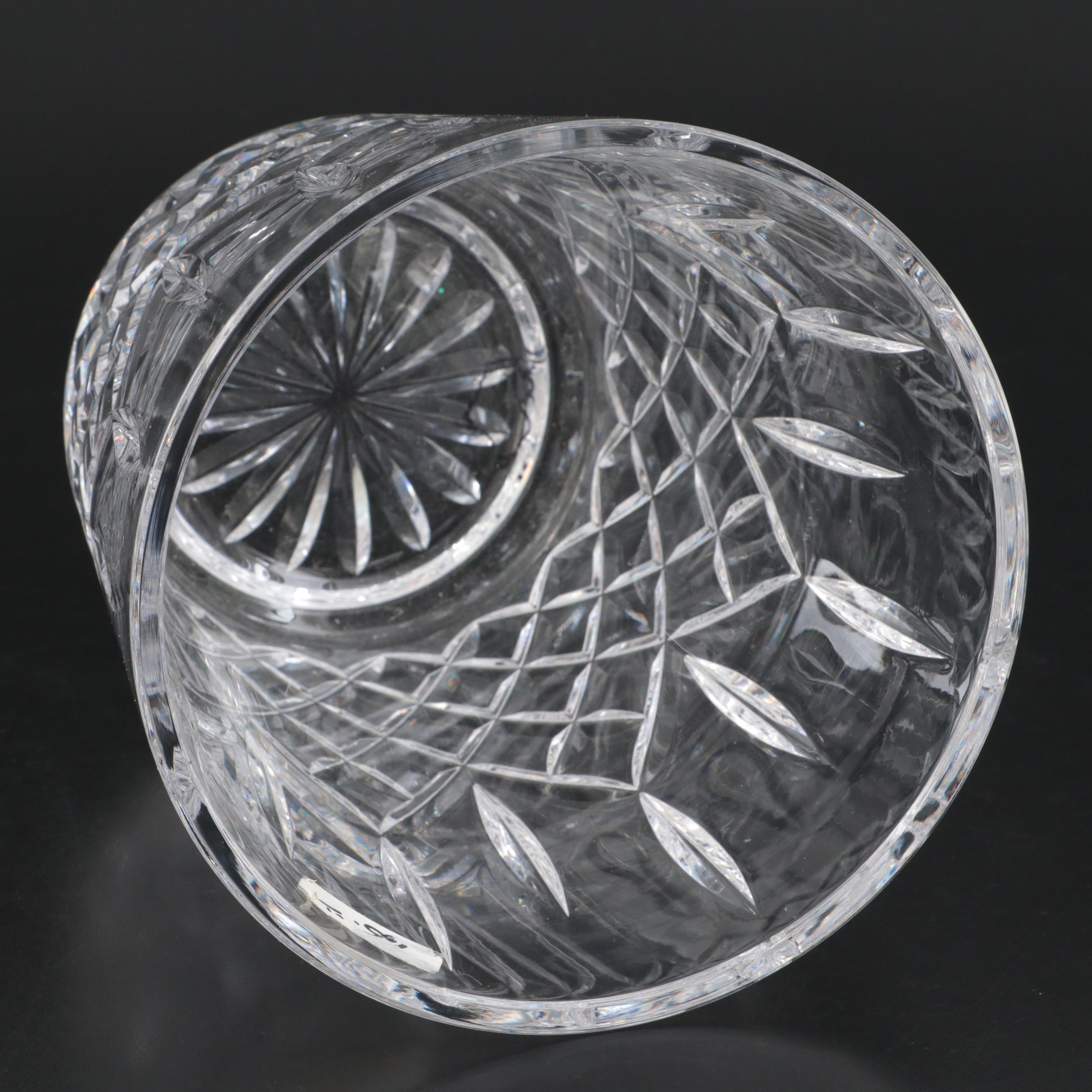 Waterford Crystal "Lismore" Ice Bucket and Roly Poly Decanter