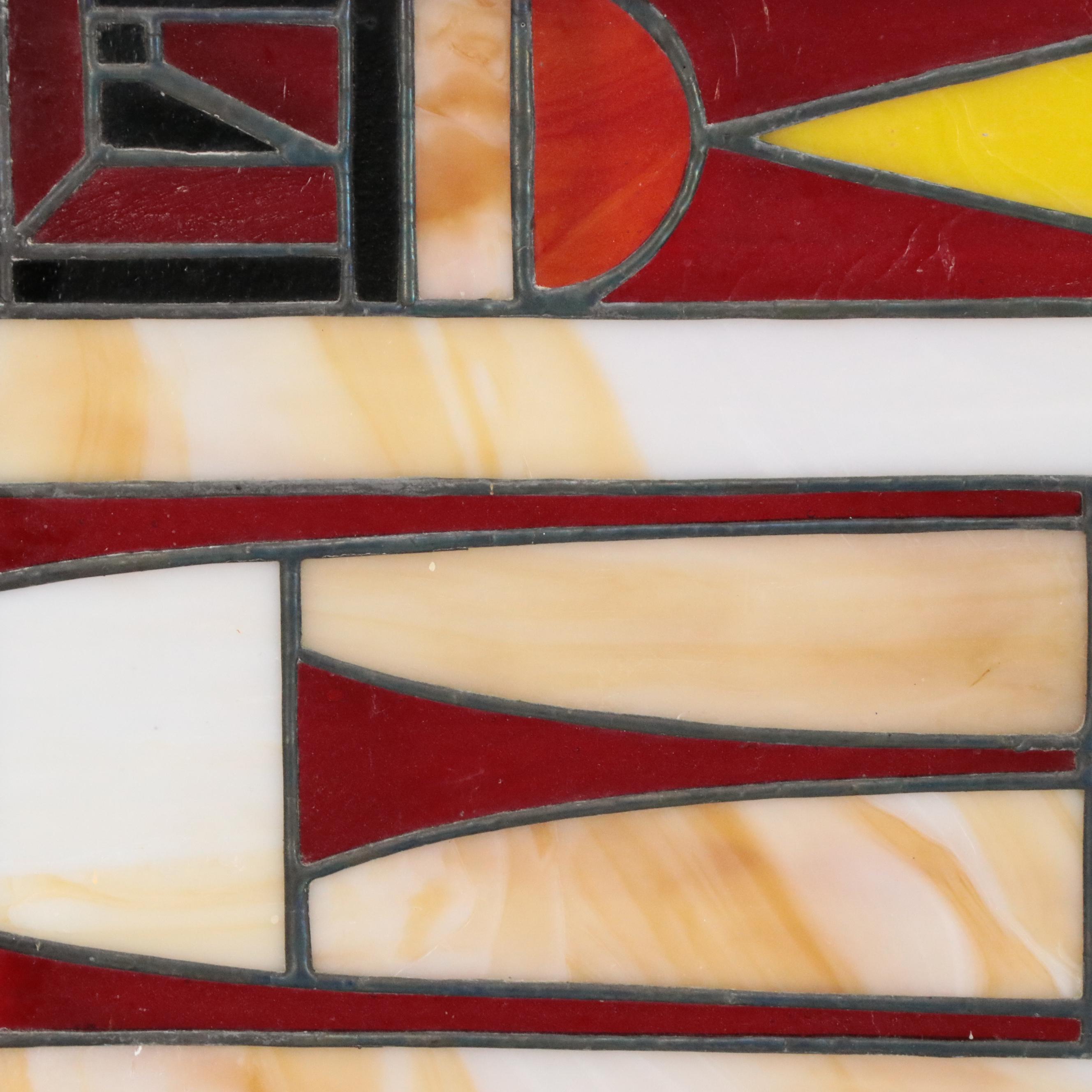 Copper Foil Stained Glass Hanging Panel