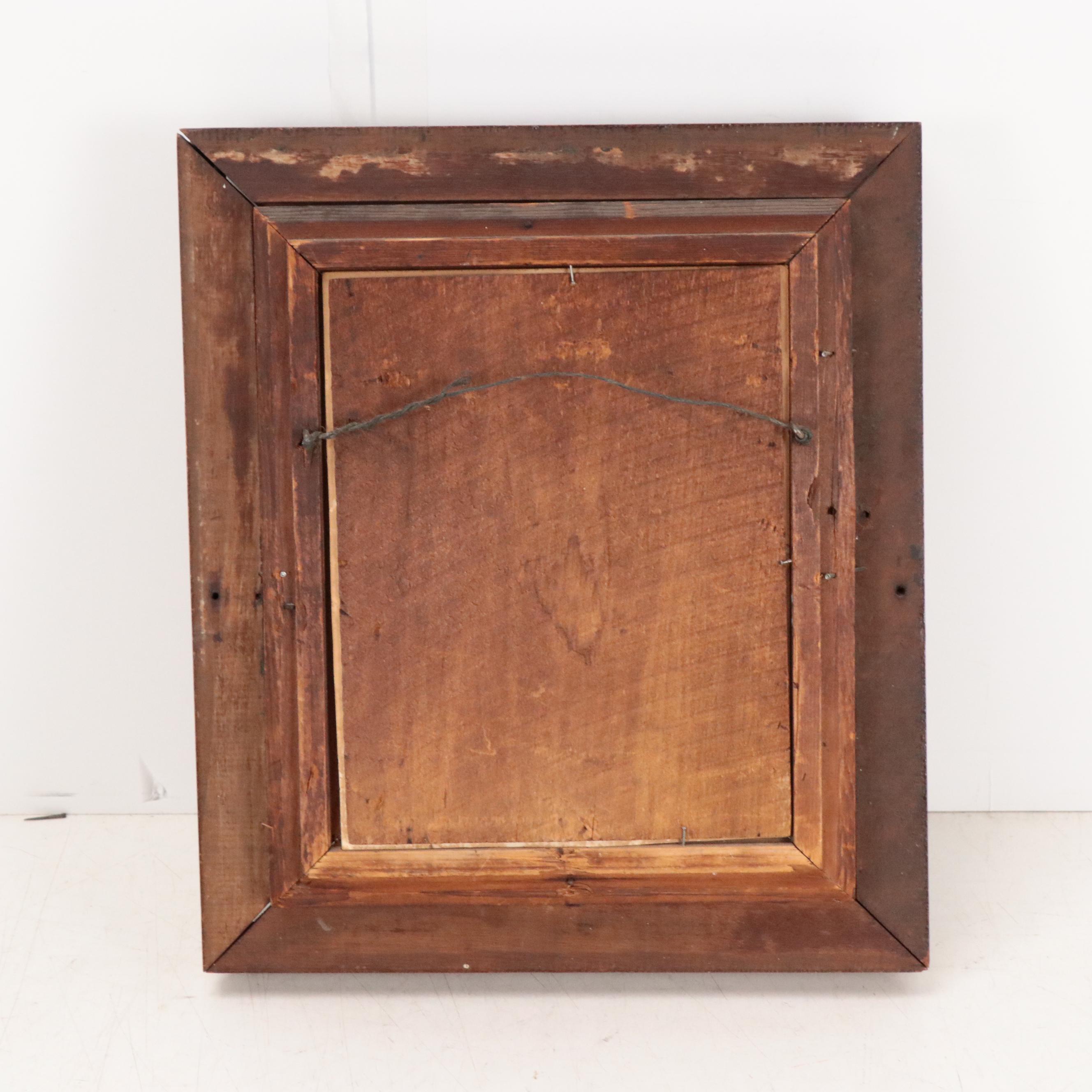 Pen and Ink Drawing of Italian Street Scene, 1966