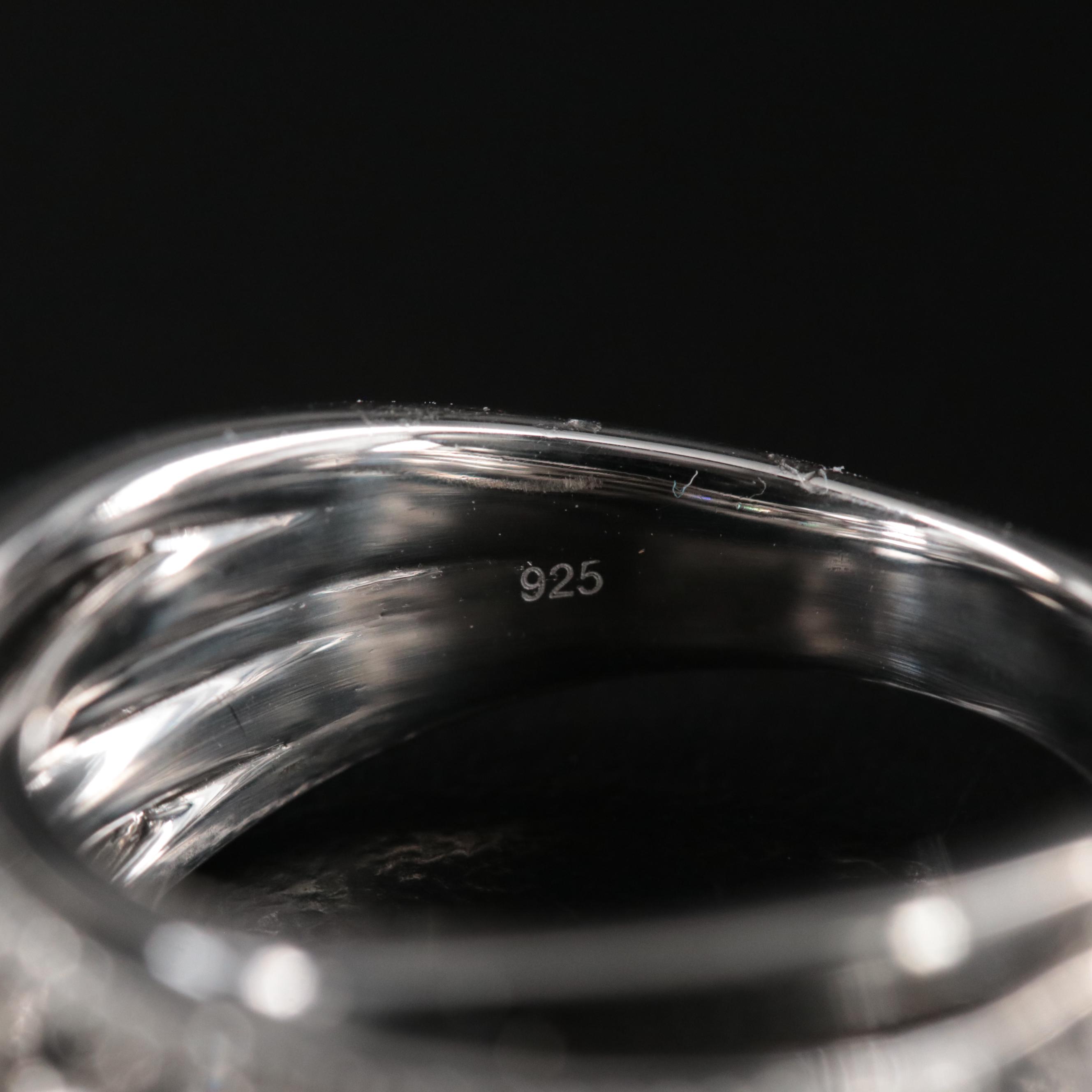 Sterling Diamond Crossover Band