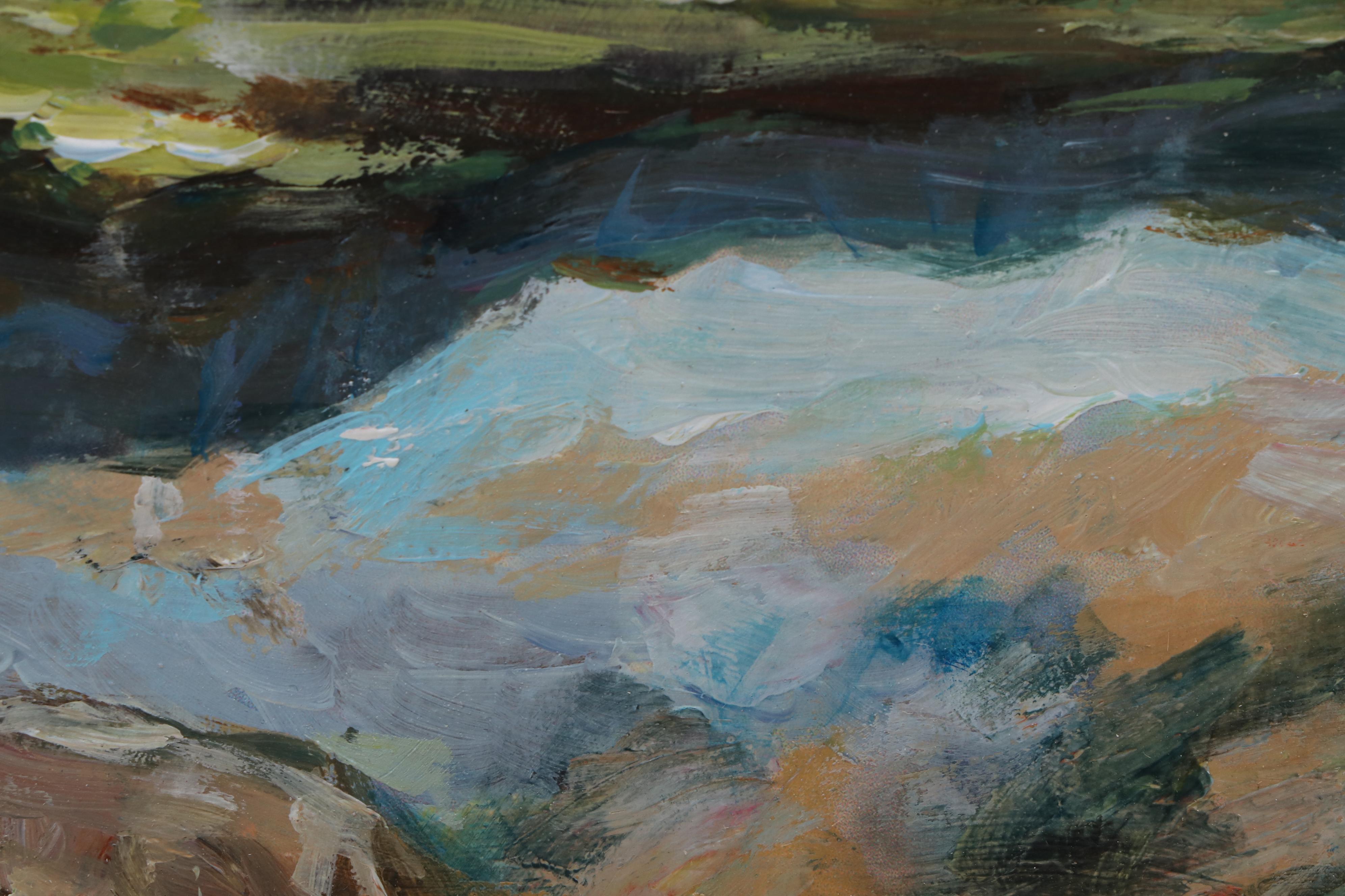 Agnes Rey Landscape Oil Painting, 2023