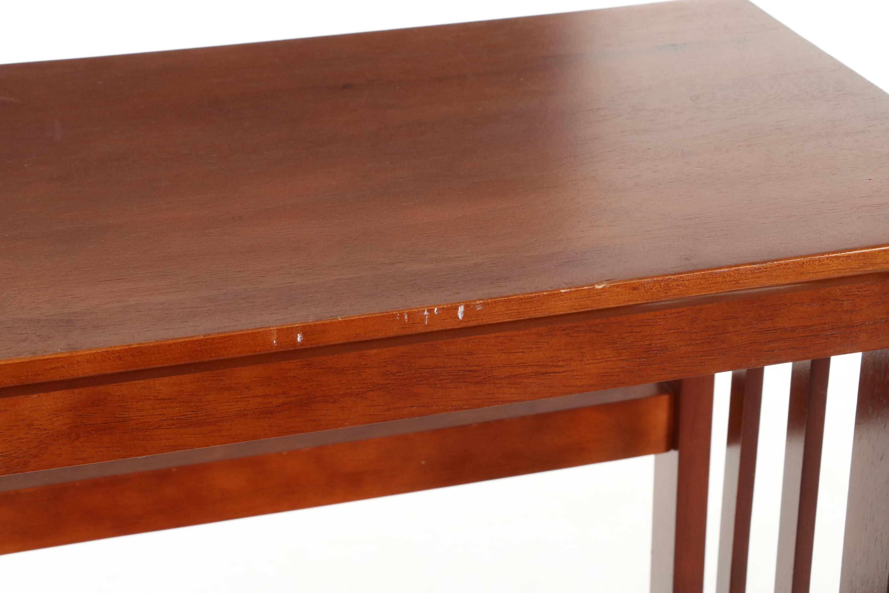 Arts & Crafts Style OakFinish Desk and CherryFinish Bookshelf EBTH