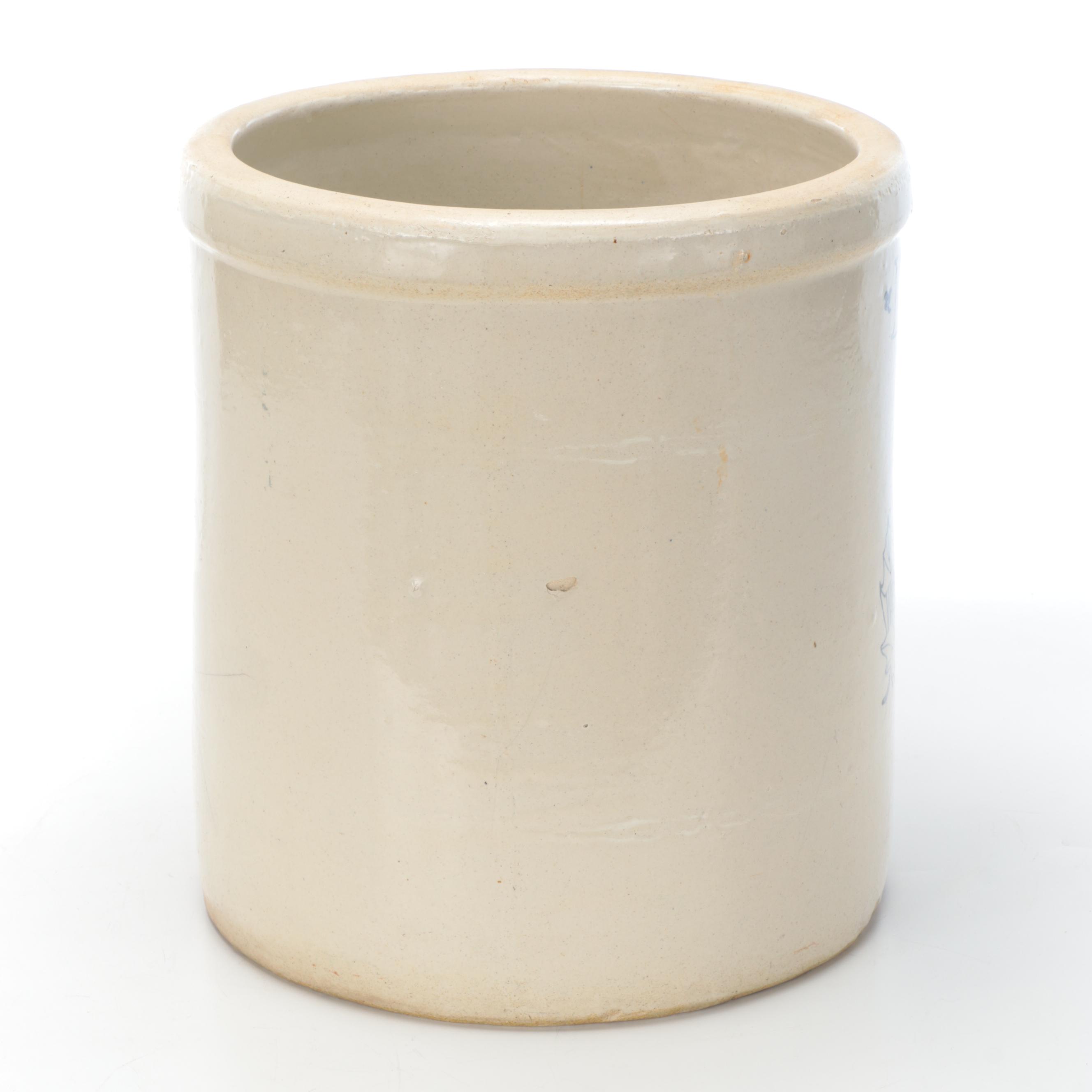 Western Stoneware Co. 10 Gallon Stoneware Crock, 20th Century