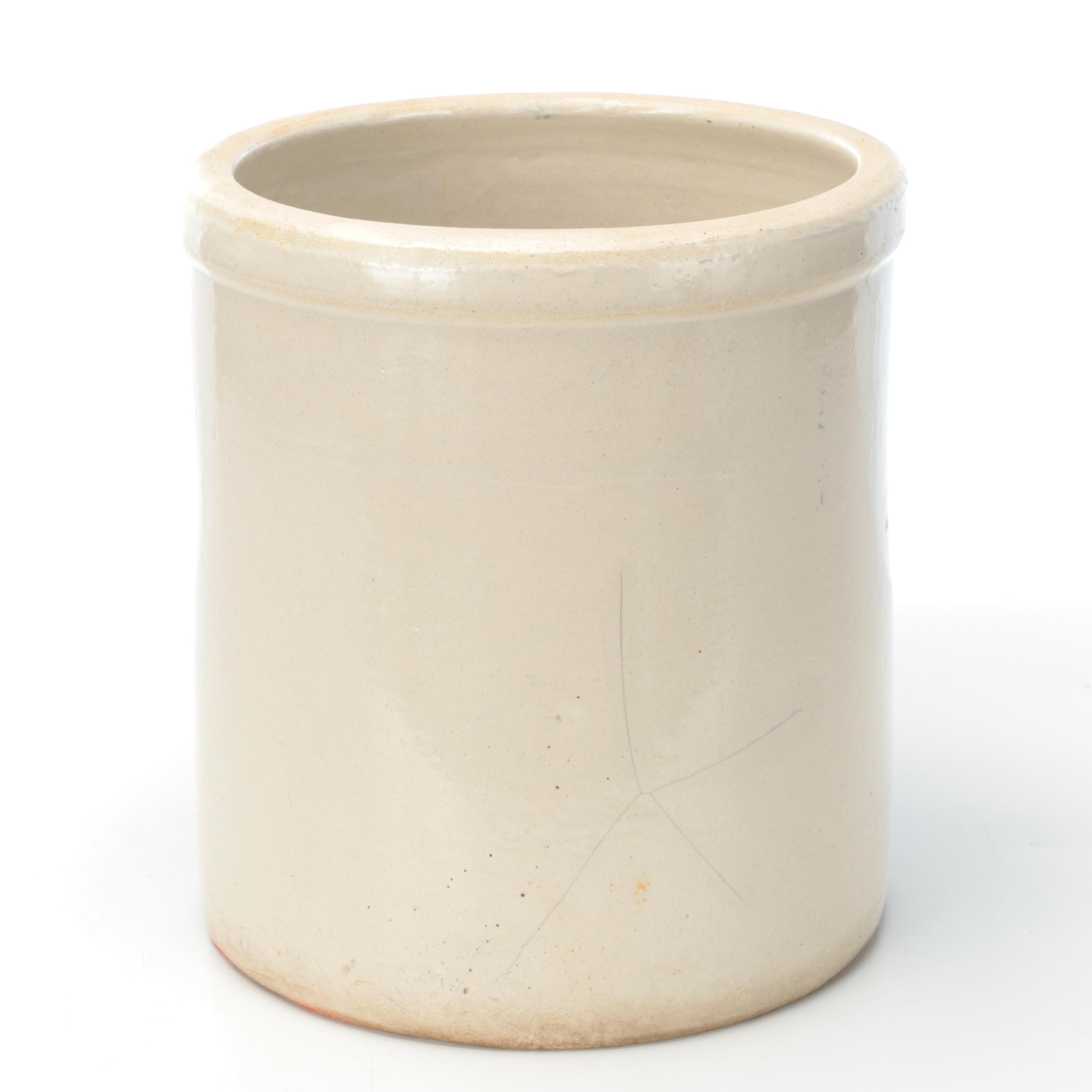 Western Stoneware Co. 10 Gallon Stoneware Crock, 20th Century