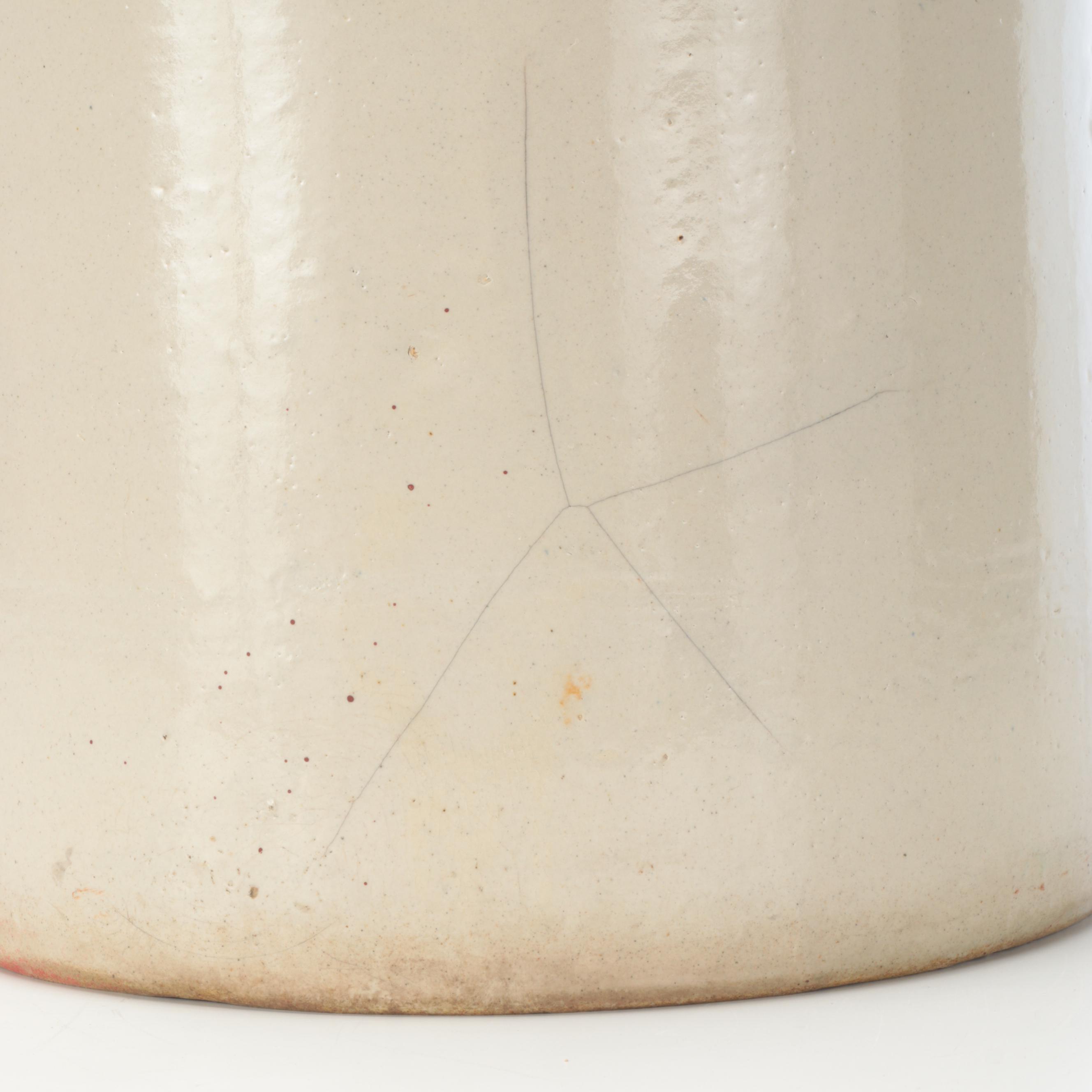 Western Stoneware Co. 10 Gallon Stoneware Crock, 20th Century
