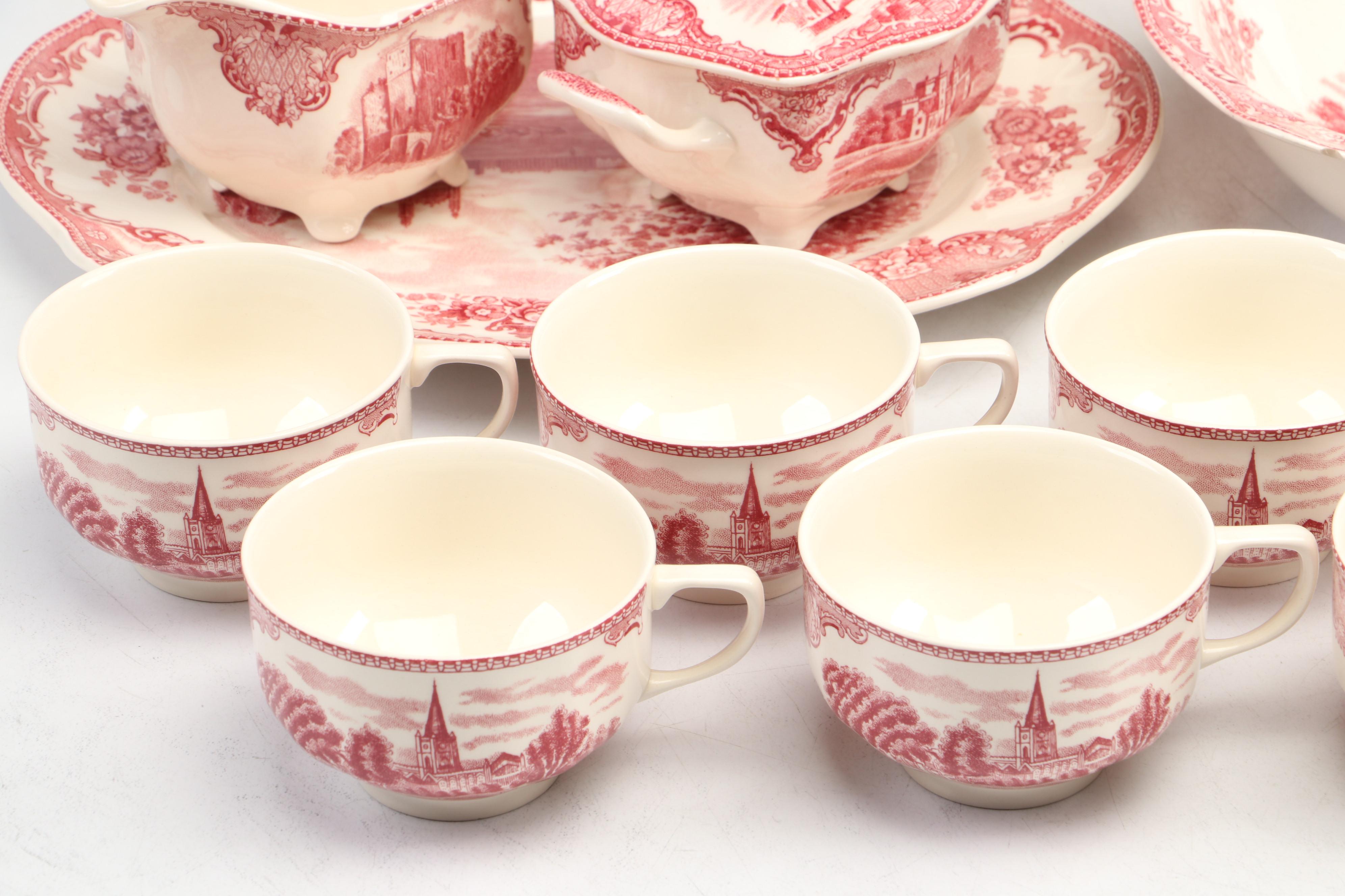 Johnson Bros. English Earthenware "Old Britain Castles" Dinnerware