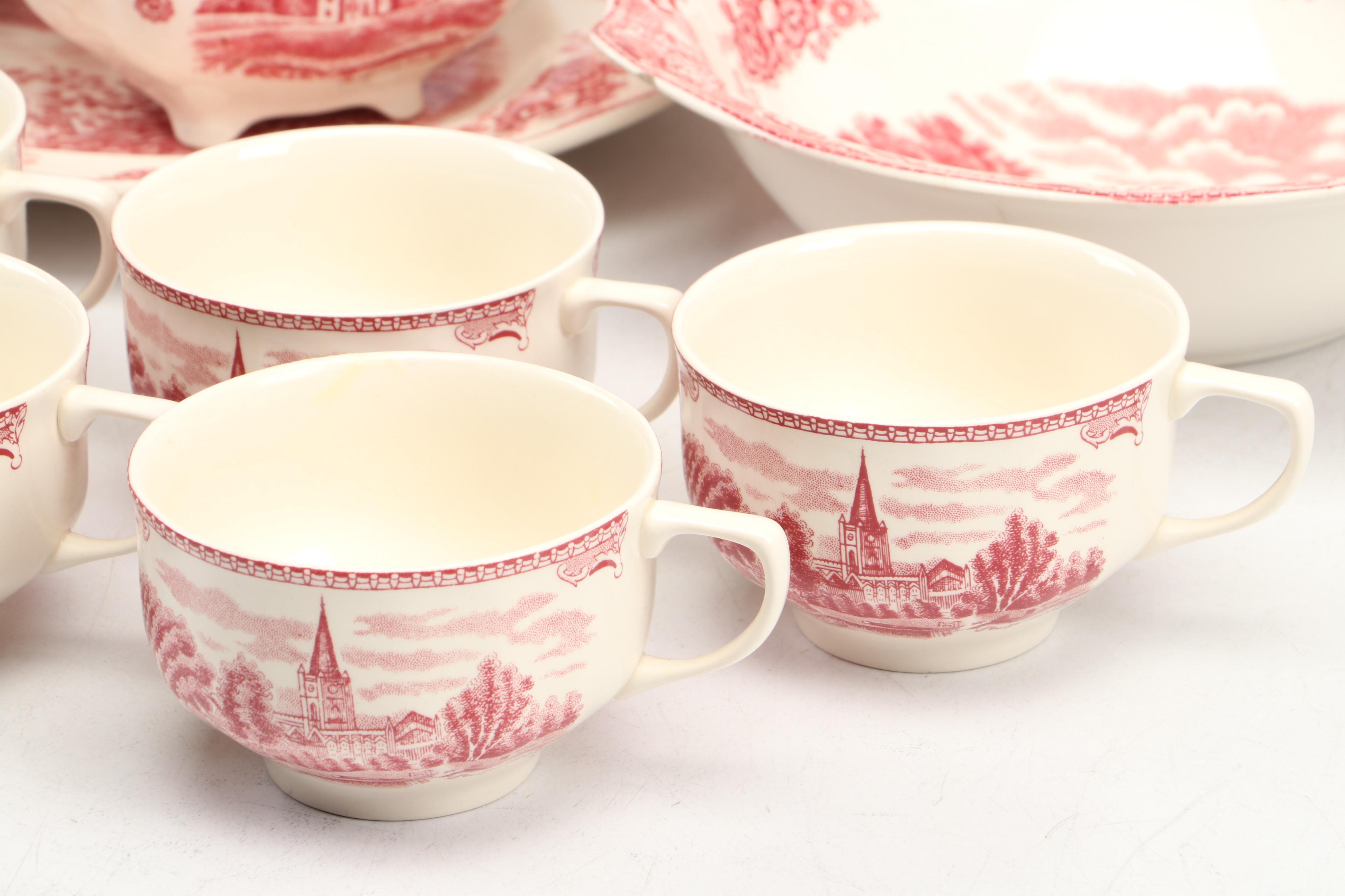 Johnson Bros. English Earthenware "Old Britain Castles" Dinnerware