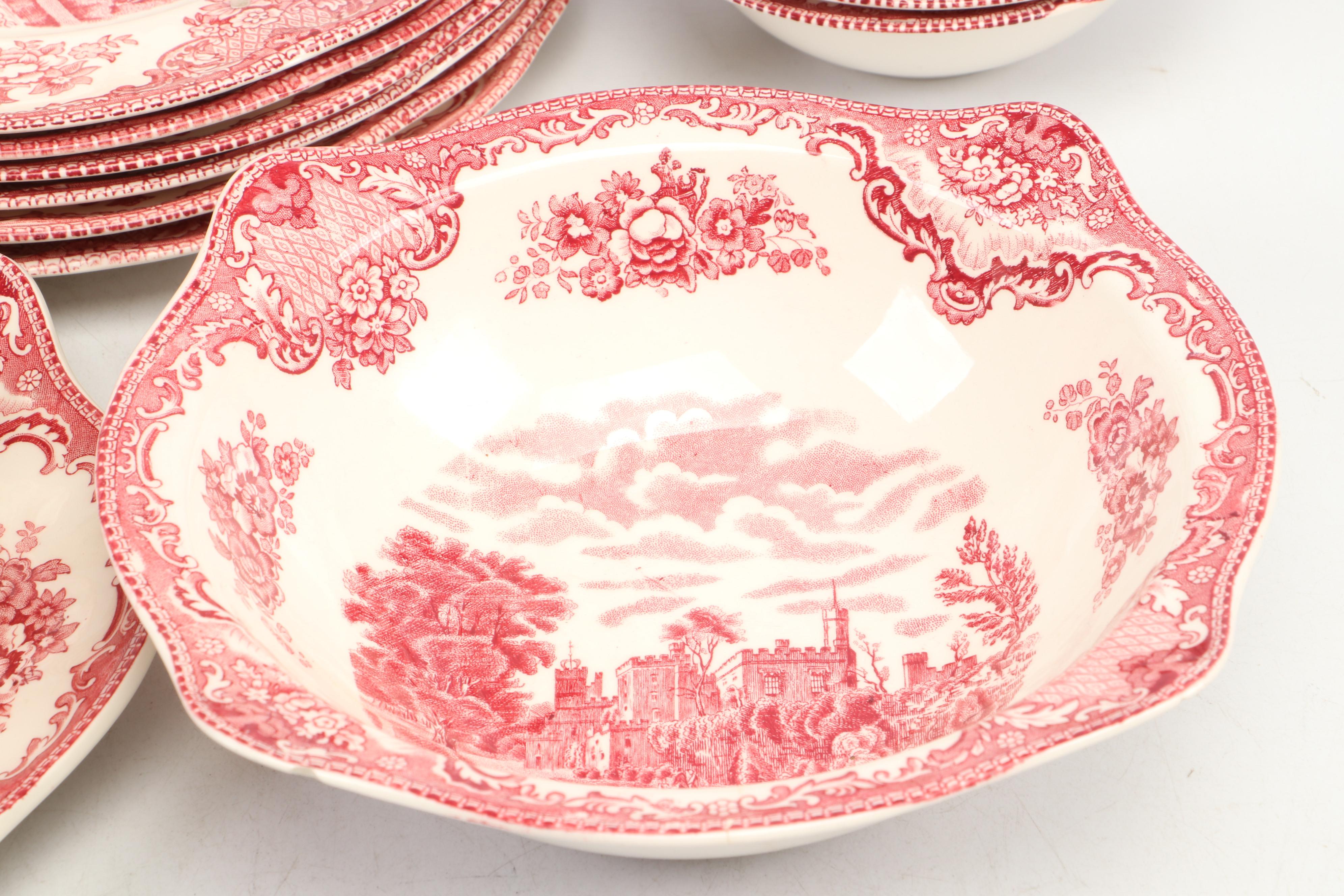 Johnson Bros. English Earthenware "Old Britain Castles" Dinnerware