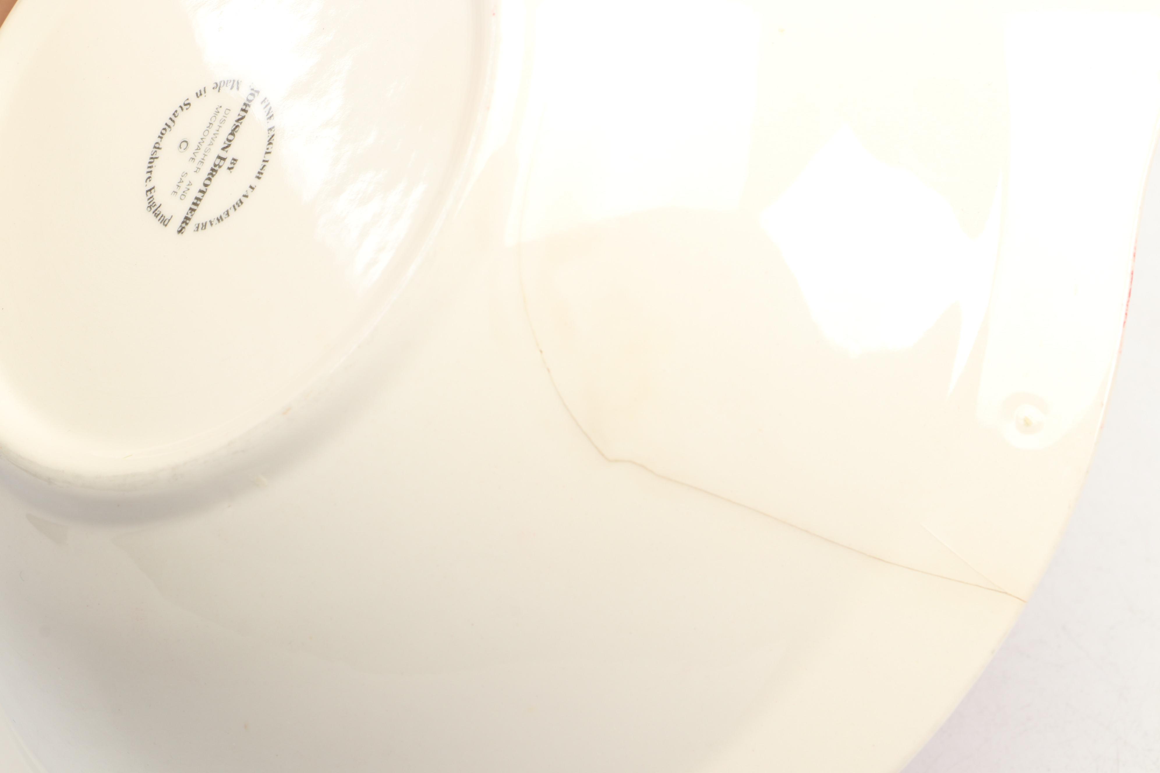 Johnson Bros. English Earthenware "Old Britain Castles" Dinnerware