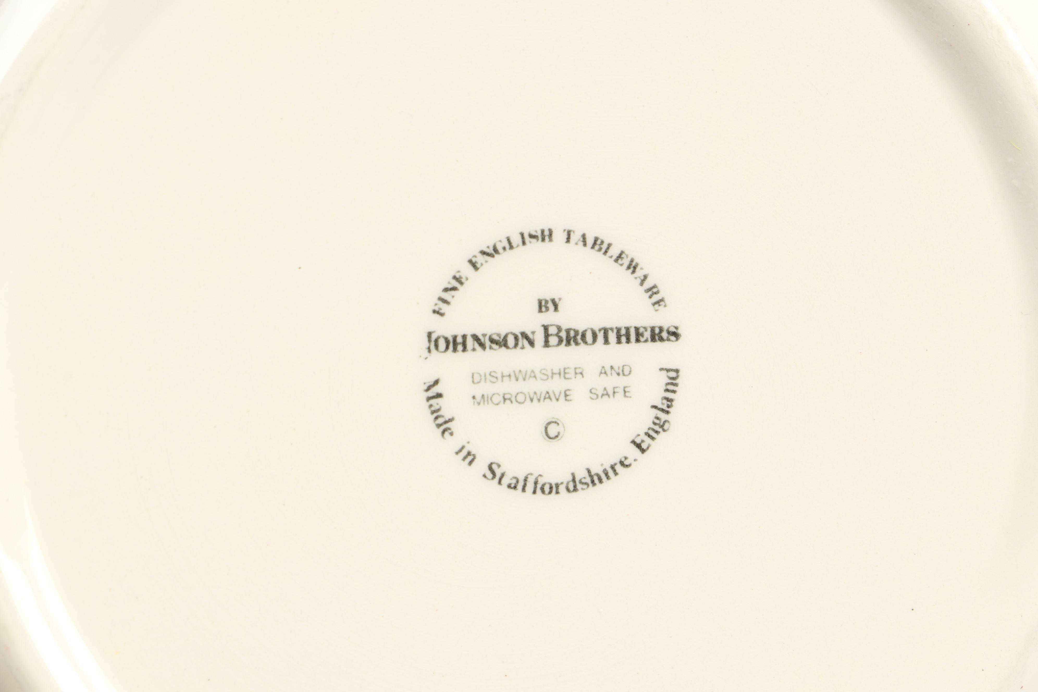 Johnson Bros. English Earthenware "Old Britain Castles" Dinnerware