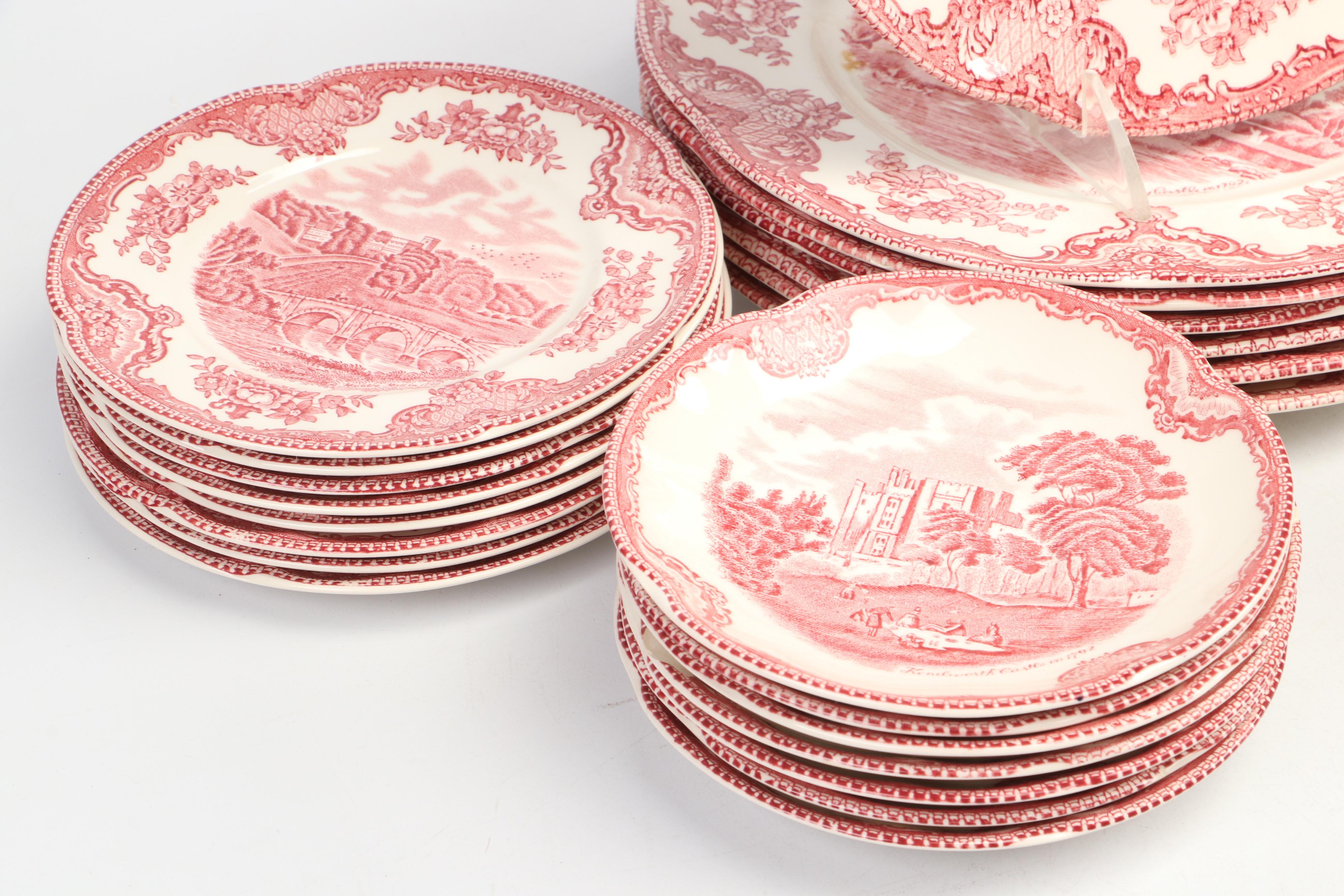 Johnson Bros. English Earthenware "Old Britain Castles" Dinnerware