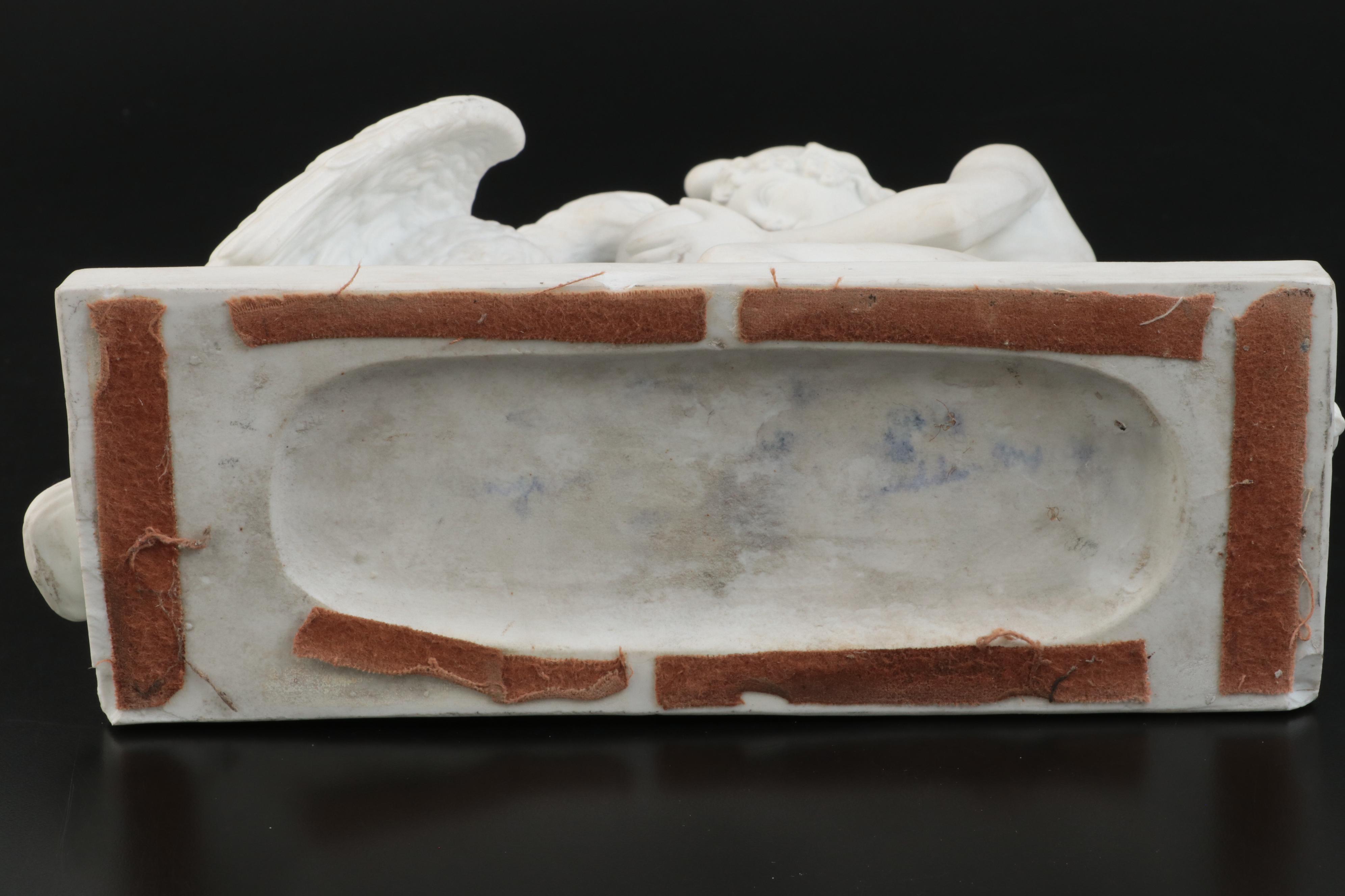 Bing & Grøndahl White Porcelain Ganymede Figurine After Bertel Thorvaldsen