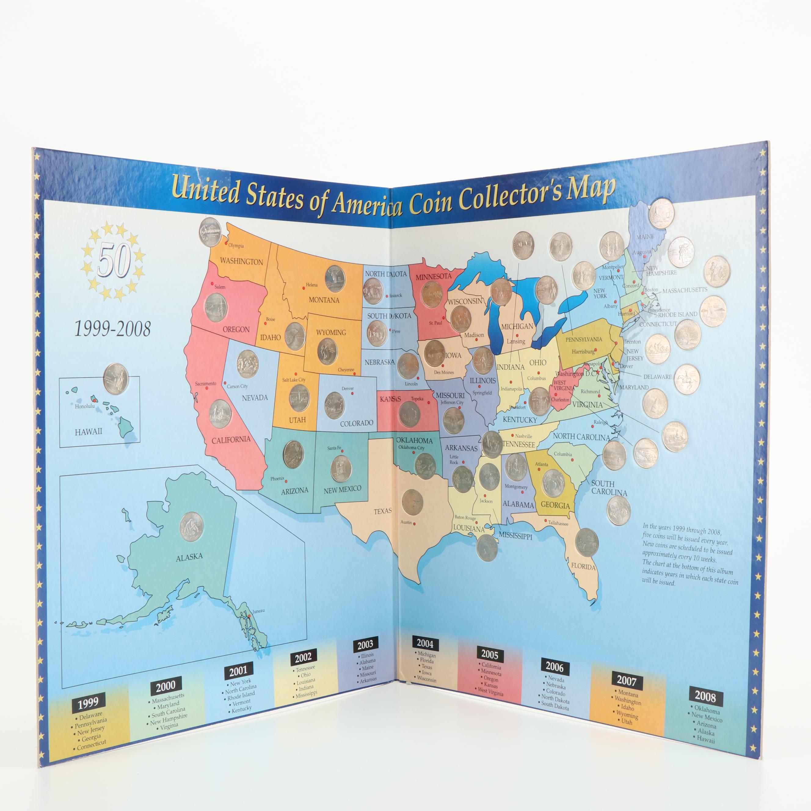 Two Sets of Statehood Quarters