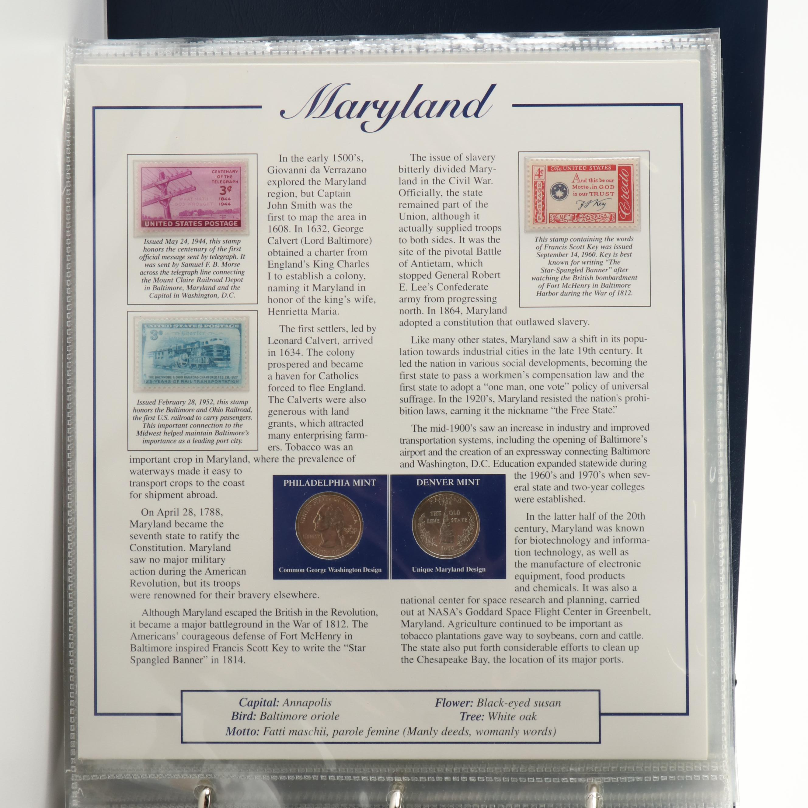 Two Sets of Statehood Quarters