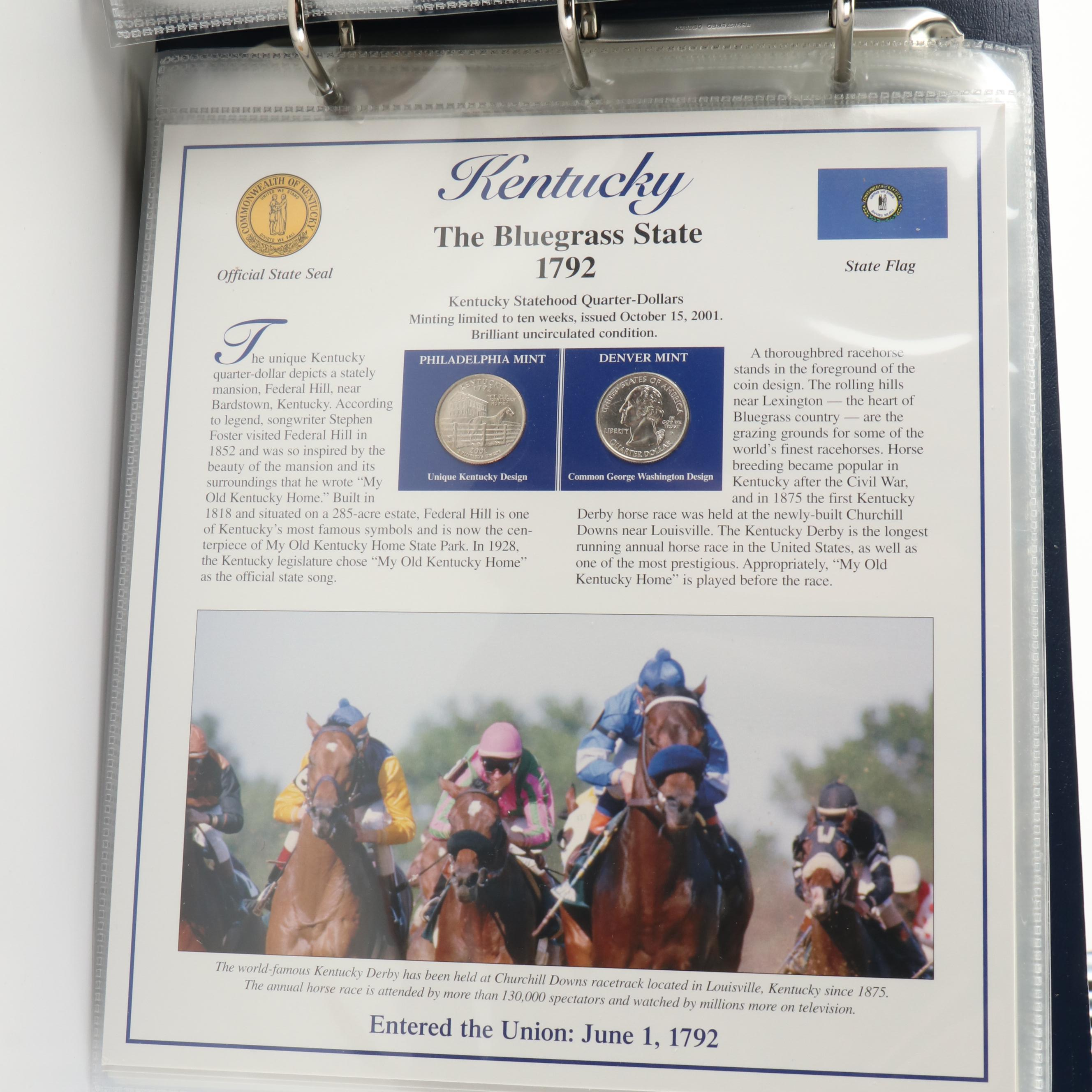 Two Sets of Statehood Quarters